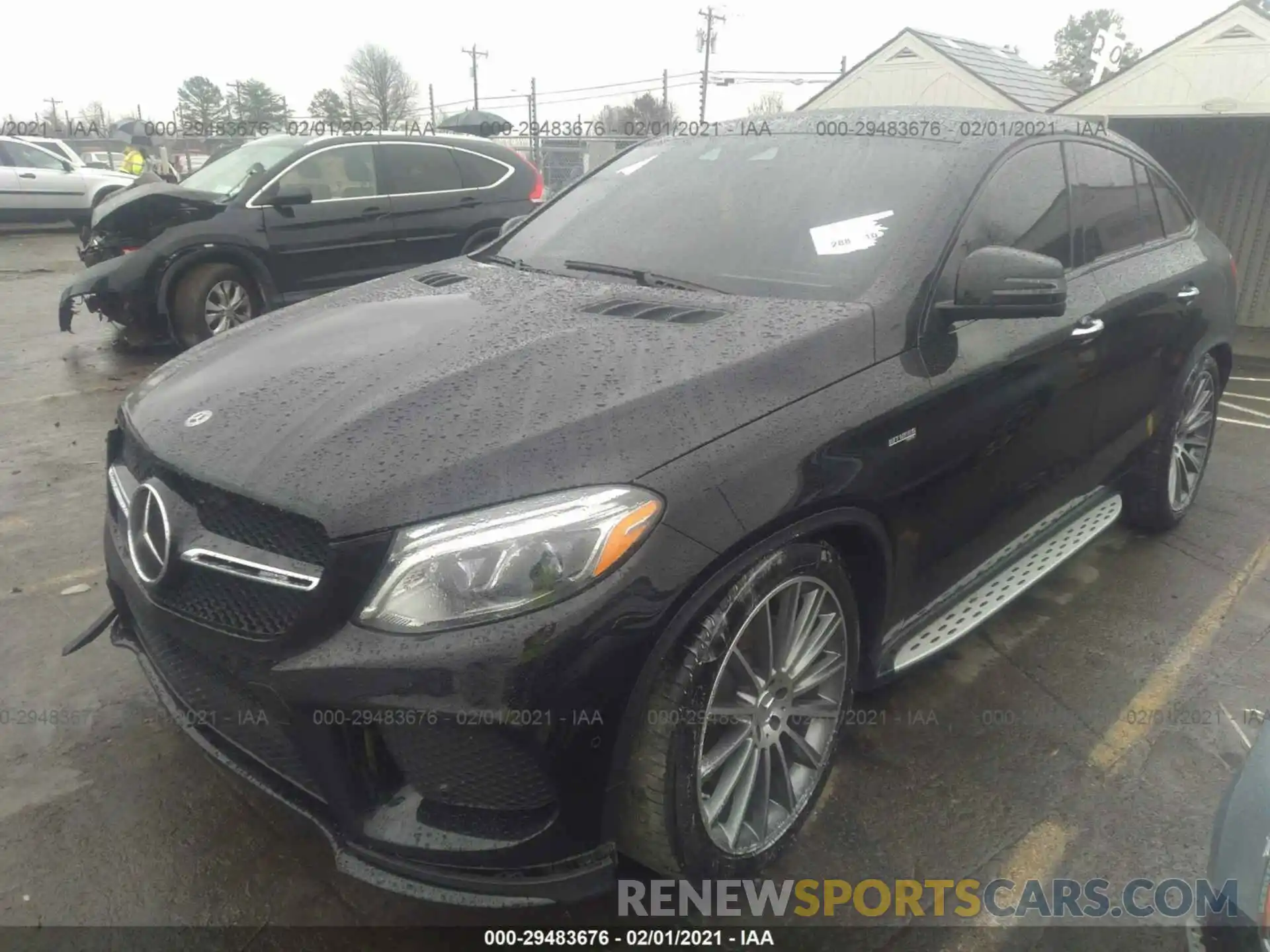 2 Photograph of a damaged car 4JGED6EB1KA128439 MERCEDES-BENZ GLE 2019