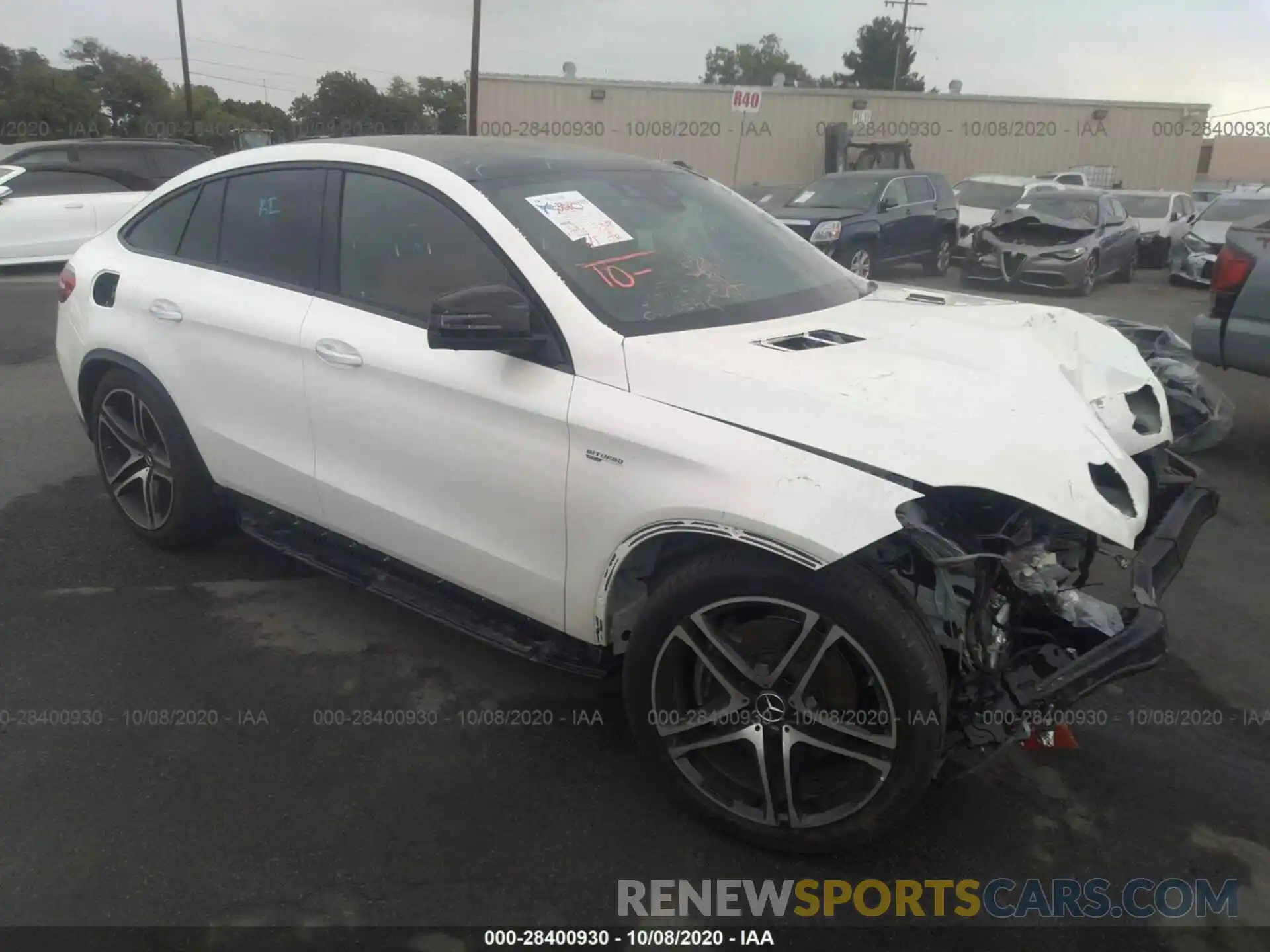 1 Photograph of a damaged car 4JGED6EB1KA136573 MERCEDES-BENZ GLE 2019