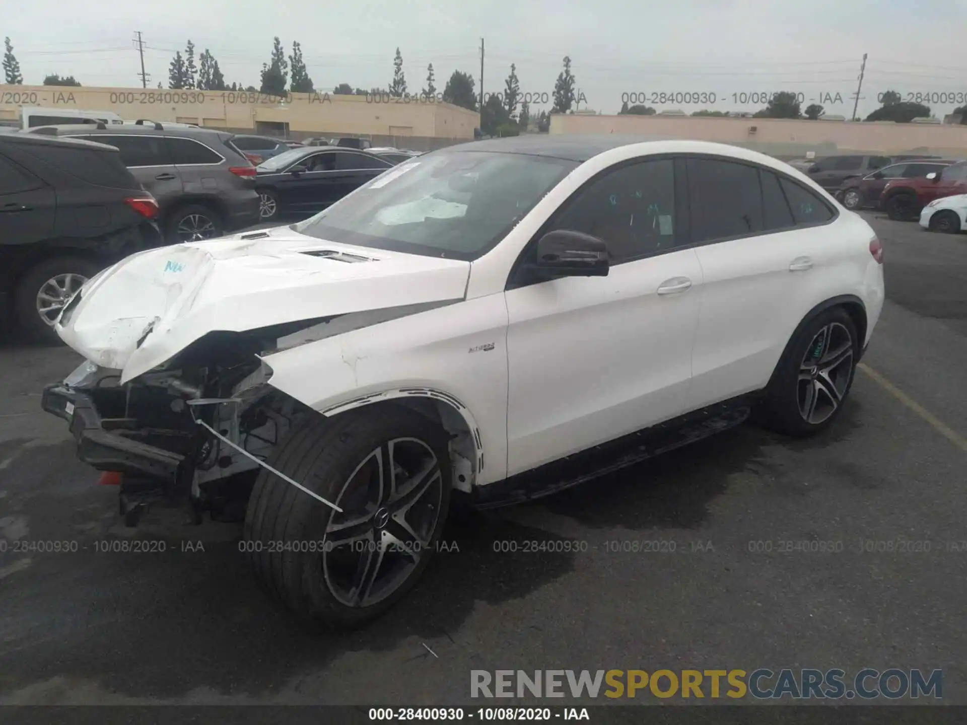 2 Photograph of a damaged car 4JGED6EB1KA136573 MERCEDES-BENZ GLE 2019