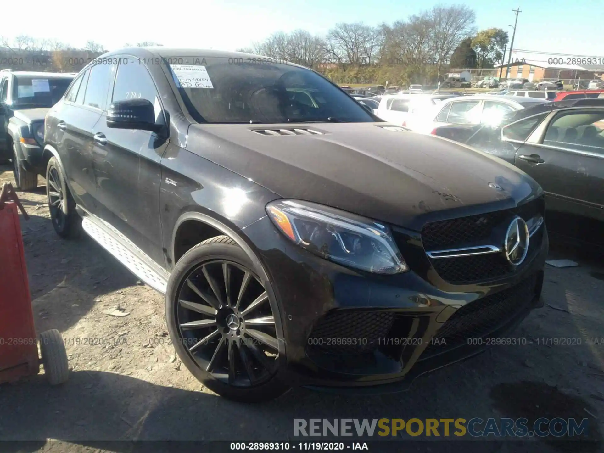 1 Photograph of a damaged car 4JGED6EB2KA129518 MERCEDES-BENZ GLE 2019