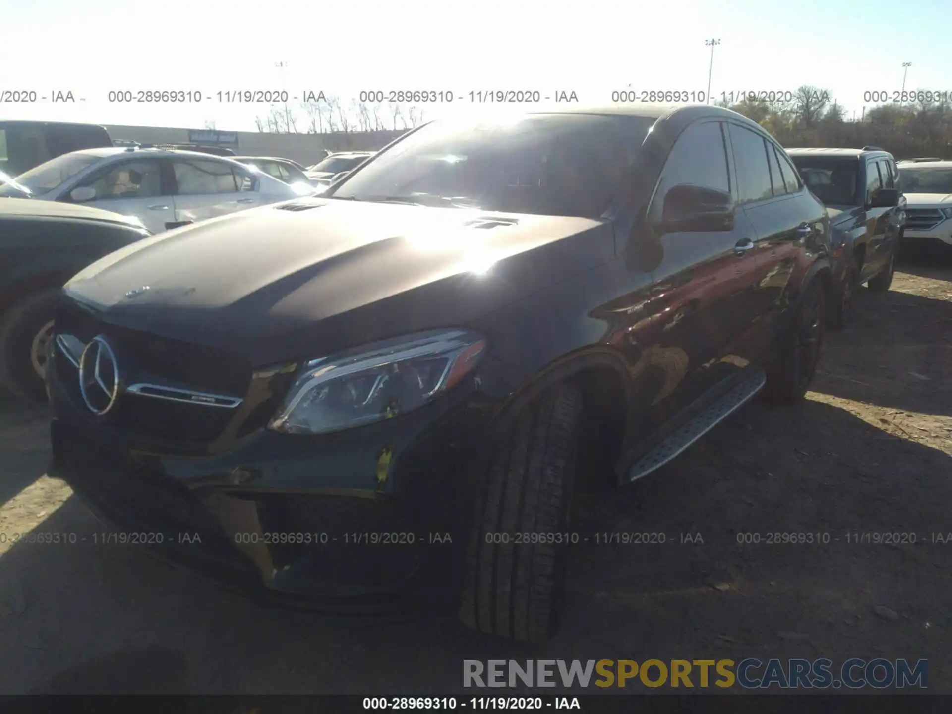 2 Photograph of a damaged car 4JGED6EB2KA129518 MERCEDES-BENZ GLE 2019