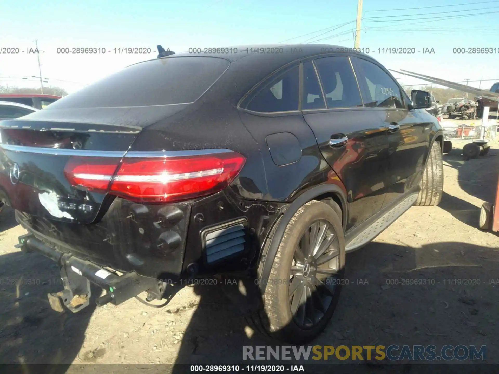 4 Photograph of a damaged car 4JGED6EB2KA129518 MERCEDES-BENZ GLE 2019