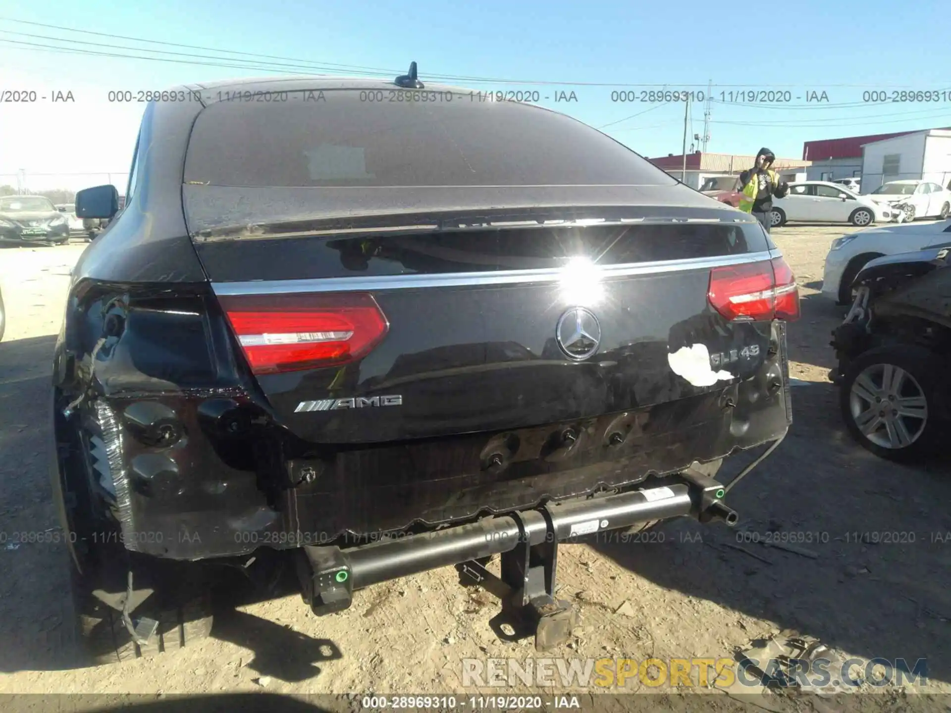 6 Photograph of a damaged car 4JGED6EB2KA129518 MERCEDES-BENZ GLE 2019