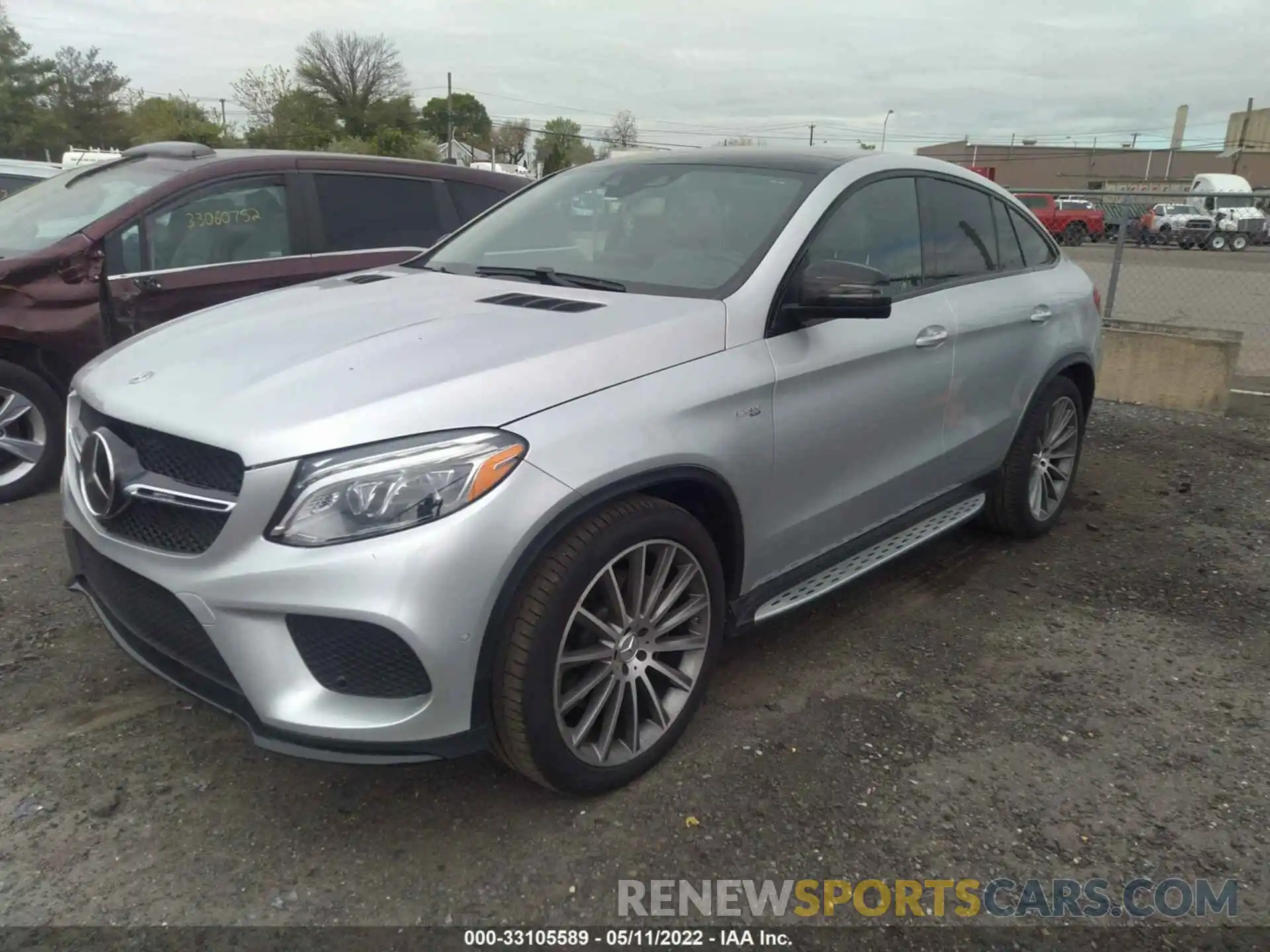 2 Photograph of a damaged car 4JGED6EB2KA140888 MERCEDES-BENZ GLE 2019