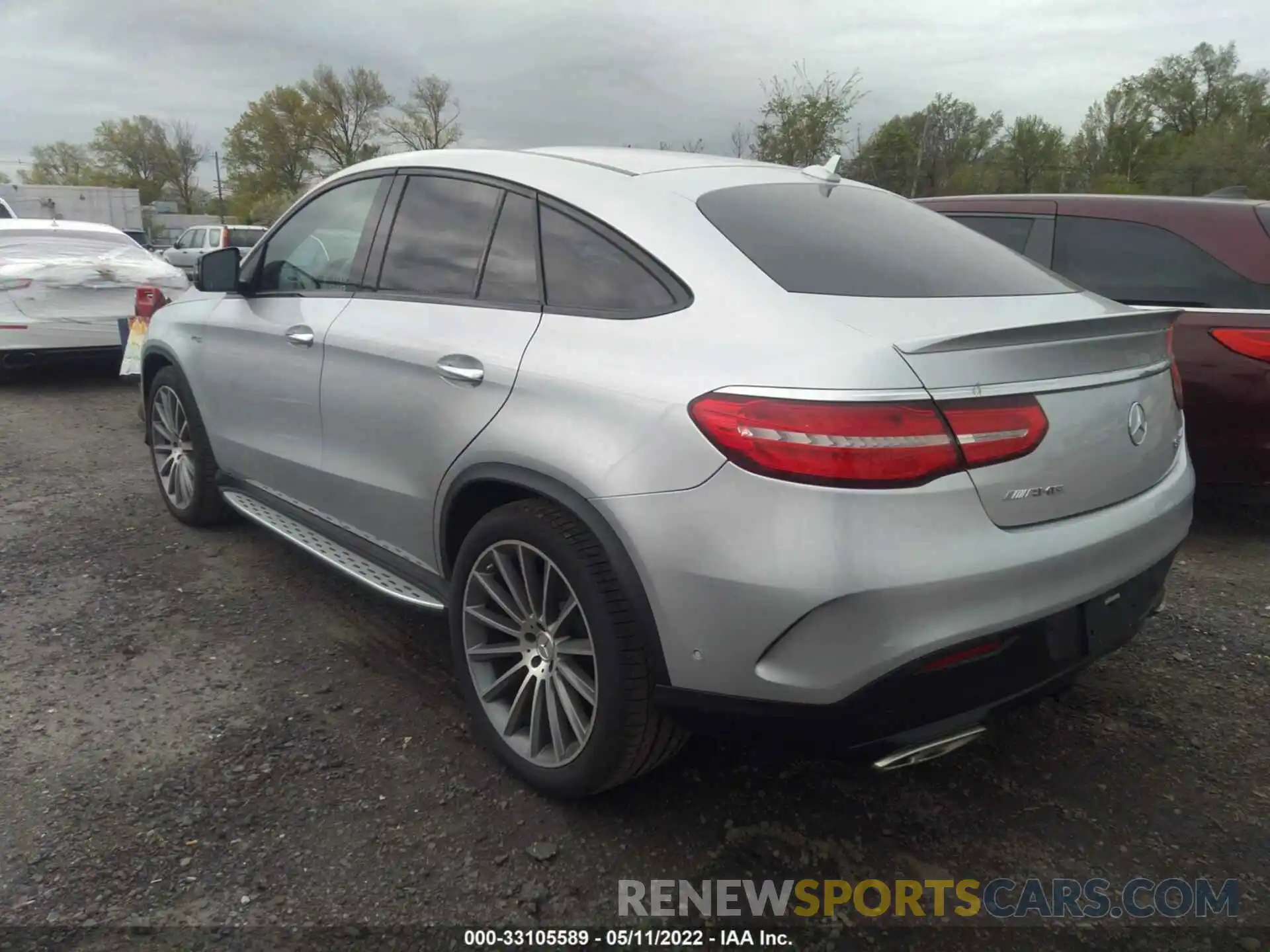 3 Photograph of a damaged car 4JGED6EB2KA140888 MERCEDES-BENZ GLE 2019