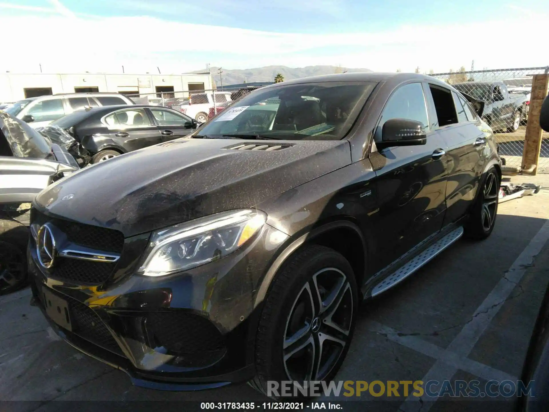 2 Photograph of a damaged car 4JGED6EB2KA149834 MERCEDES-BENZ GLE 2019