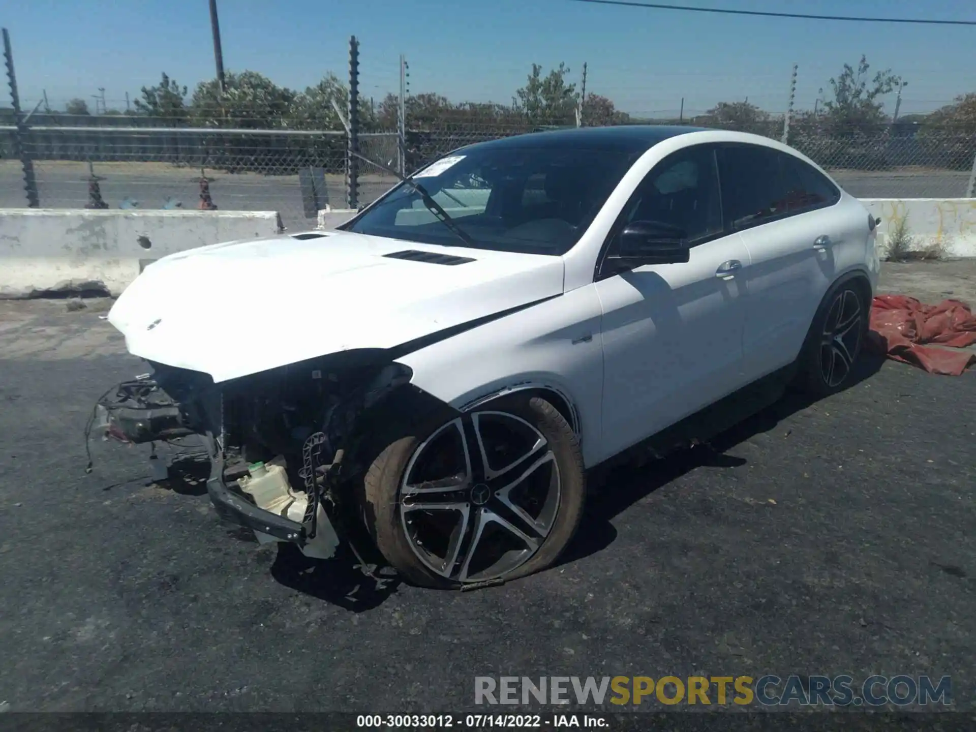 2 Photograph of a damaged car 4JGED6EB3KA138969 MERCEDES-BENZ GLE 2019