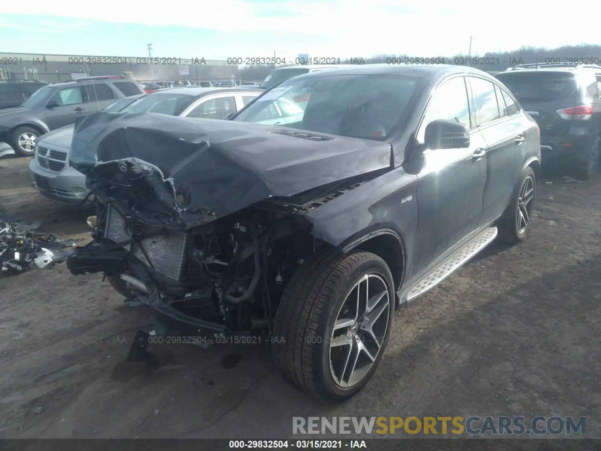 2 Photograph of a damaged car 4JGED6EB3KA141631 MERCEDES-BENZ GLE 2019