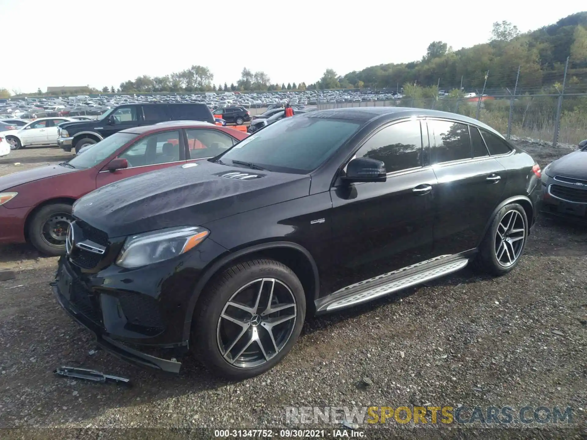 2 Photograph of a damaged car 4JGED6EB3KA141791 MERCEDES-BENZ GLE 2019