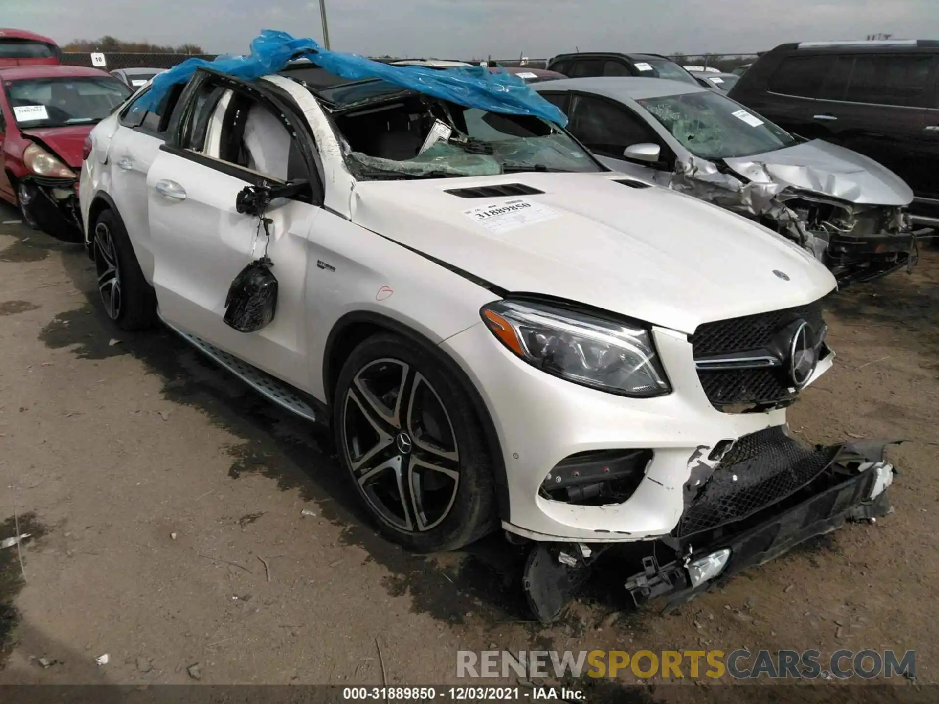 1 Photograph of a damaged car 4JGED6EB3KA142486 MERCEDES-BENZ GLE 2019