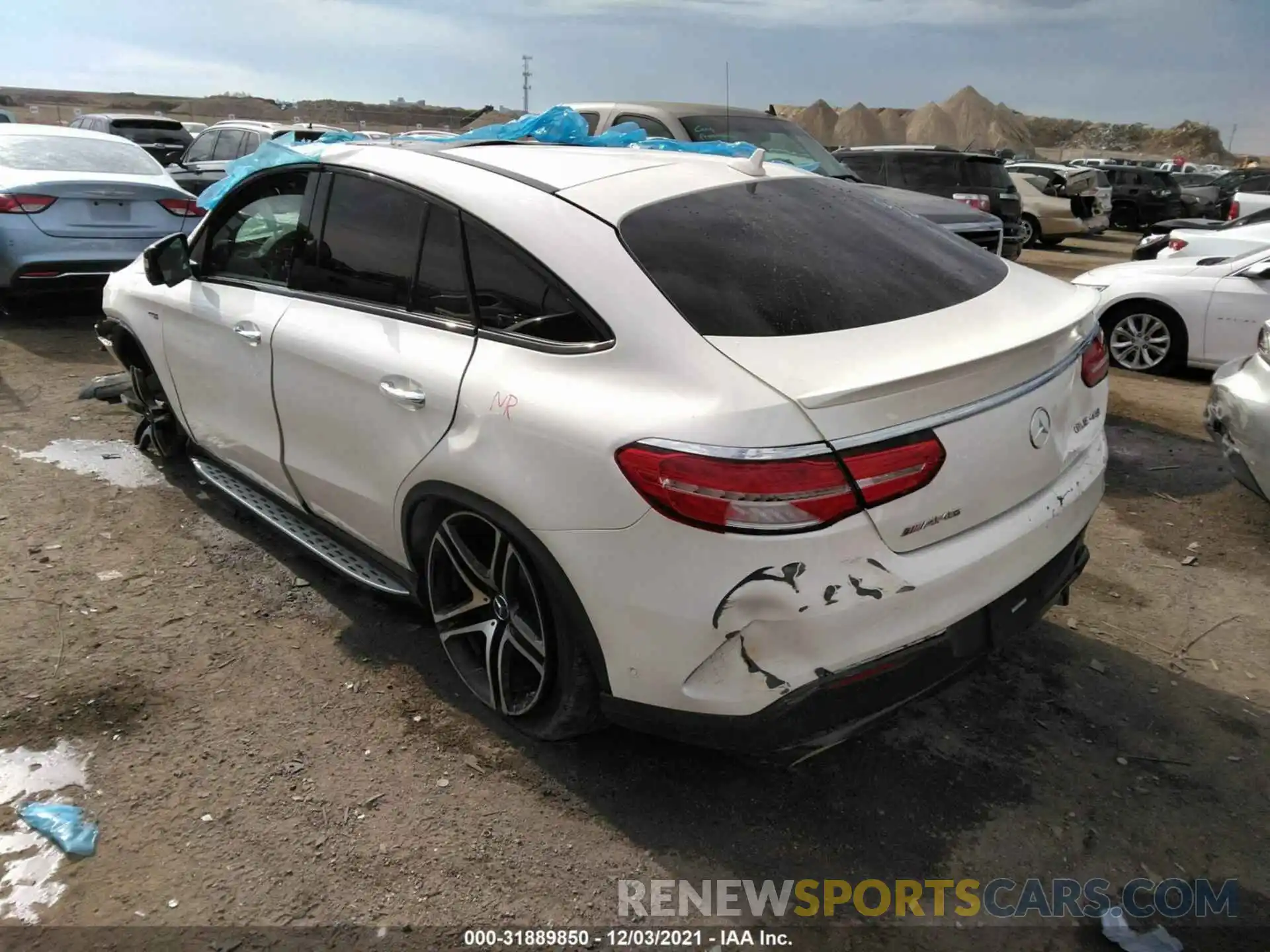 3 Photograph of a damaged car 4JGED6EB3KA142486 MERCEDES-BENZ GLE 2019