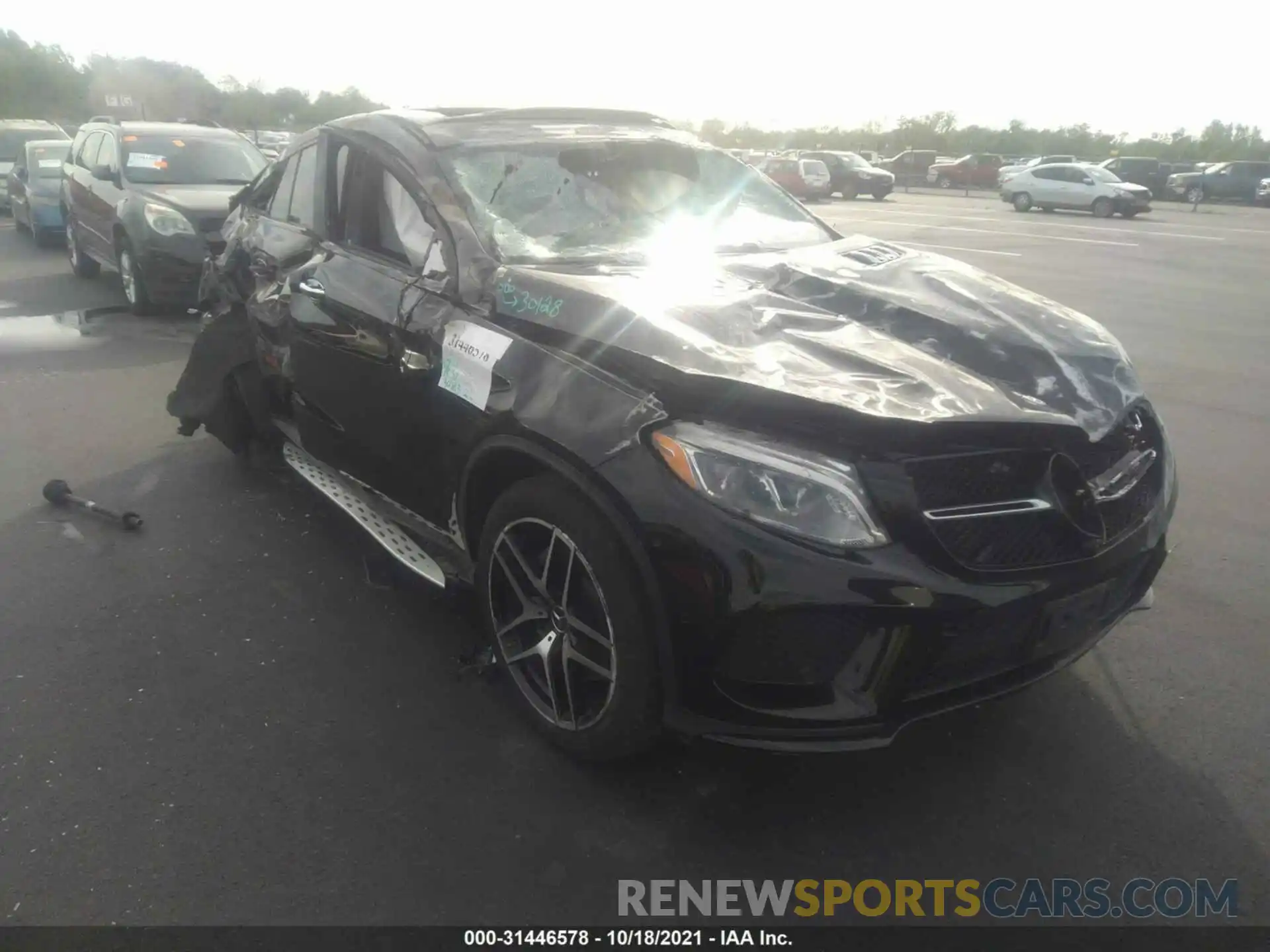 1 Photograph of a damaged car 4JGED6EB3KA152578 MERCEDES-BENZ GLE 2019