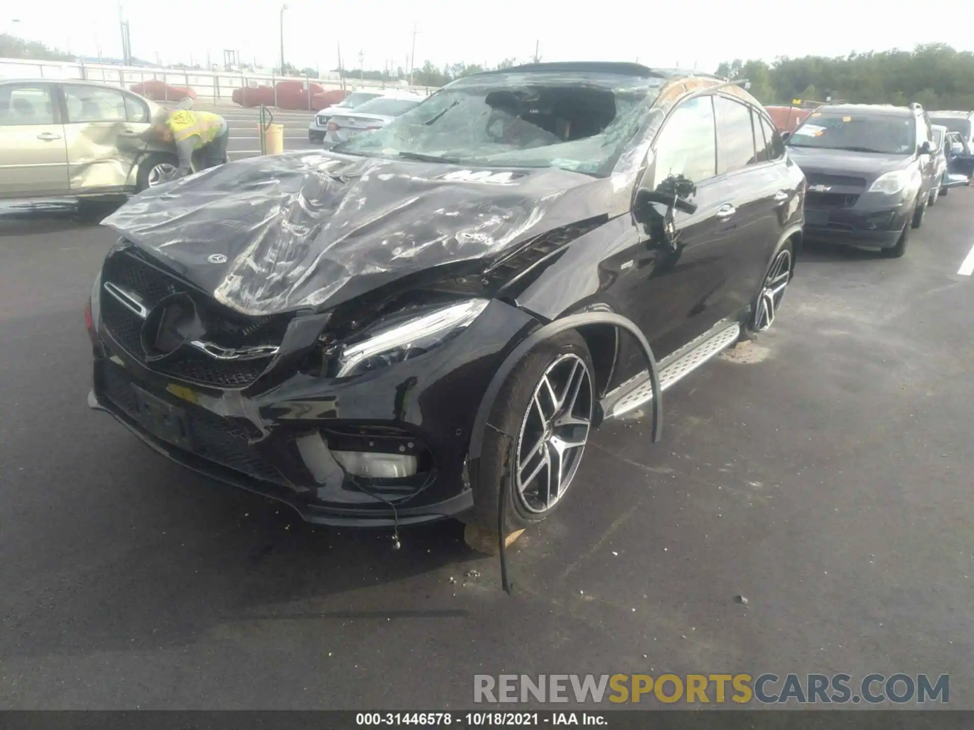 2 Photograph of a damaged car 4JGED6EB3KA152578 MERCEDES-BENZ GLE 2019