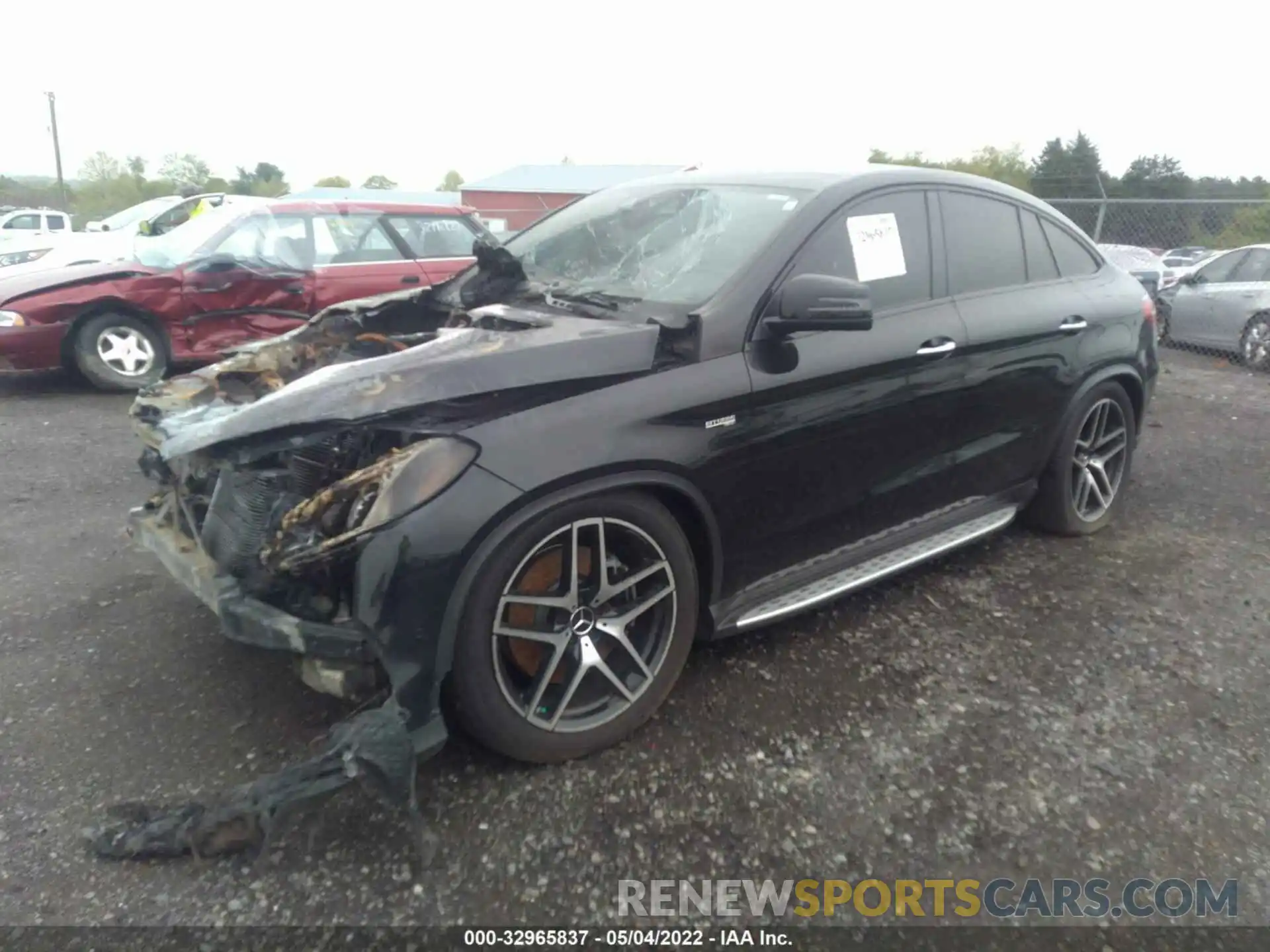 2 Photograph of a damaged car 4JGED6EB4KA141332 MERCEDES-BENZ GLE 2019