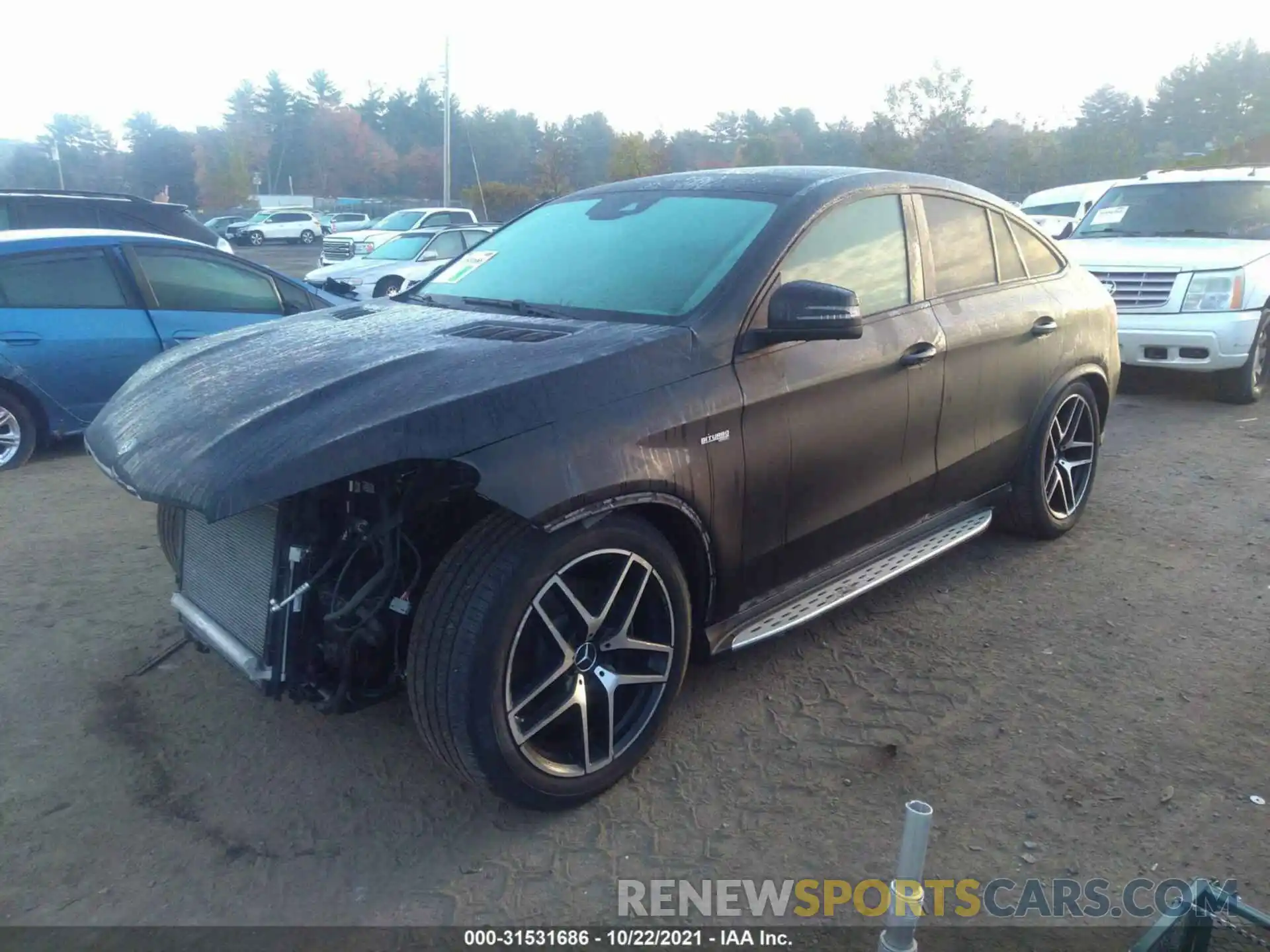 2 Photograph of a damaged car 4JGED6EB6KA150372 MERCEDES-BENZ GLE 2019