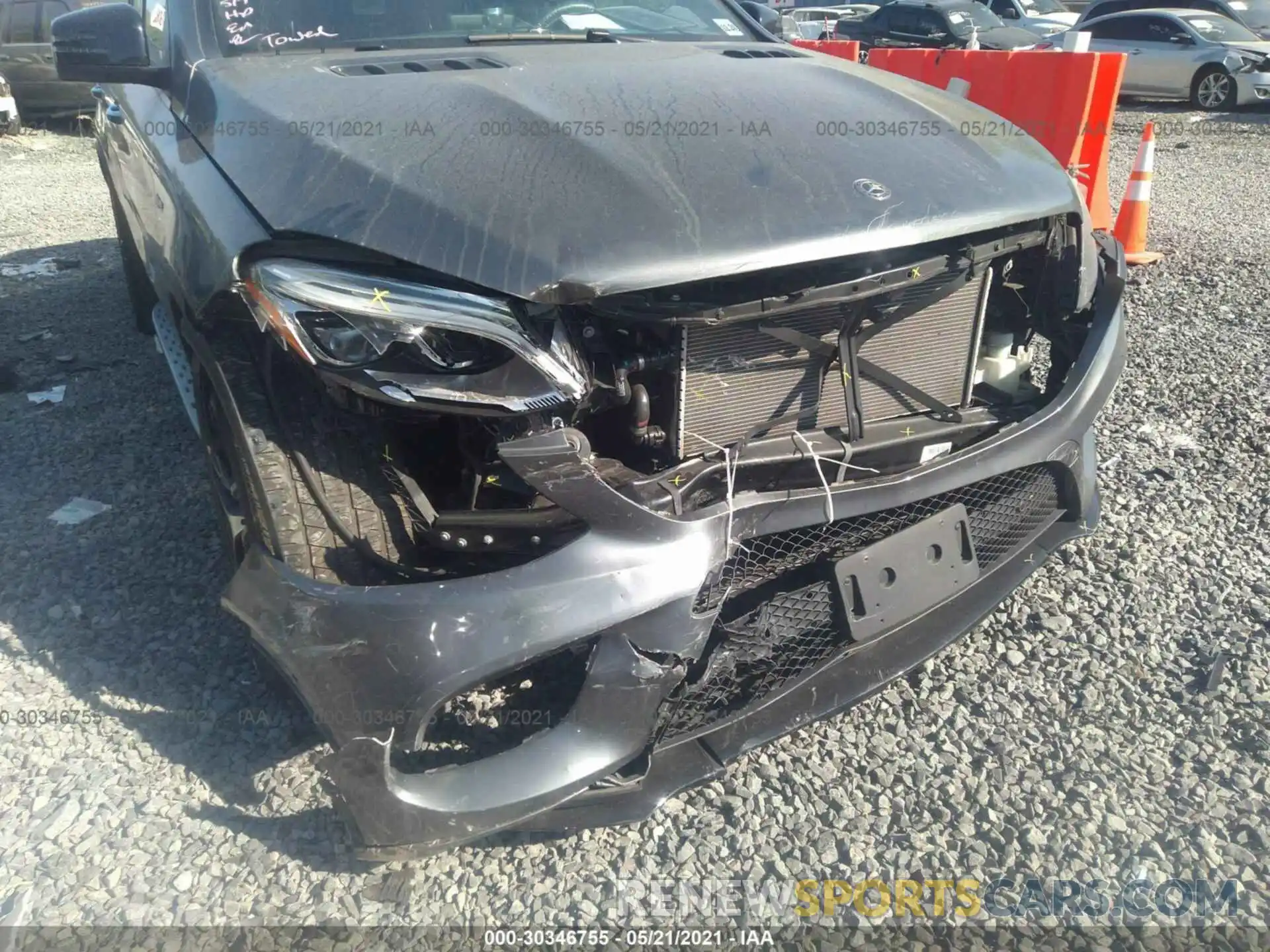 6 Photograph of a damaged car 4JGED6EB6KA152574 MERCEDES-BENZ GLE 2019