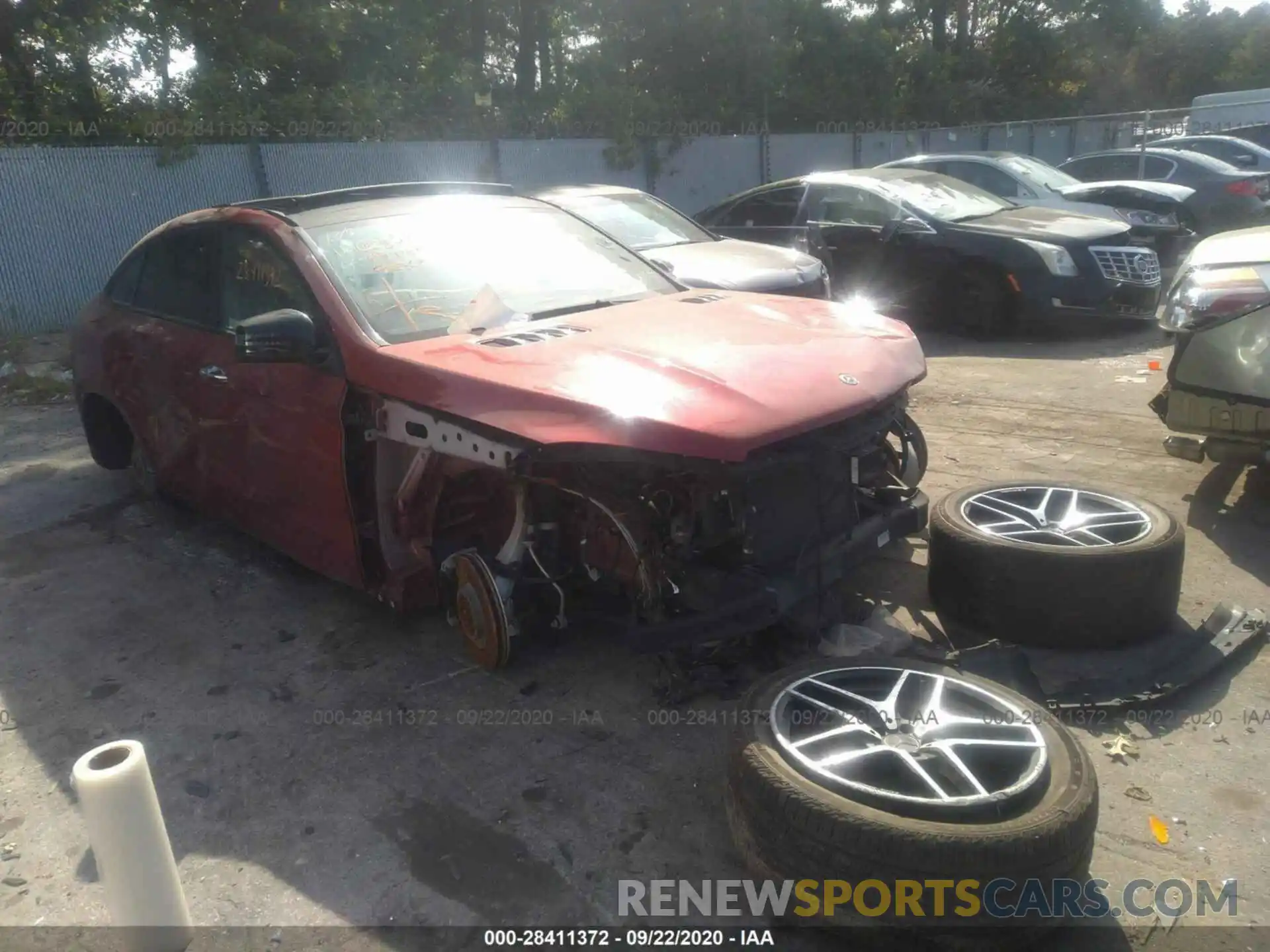 1 Photograph of a damaged car 4JGED6EB6KA152879 MERCEDES-BENZ GLE 2019