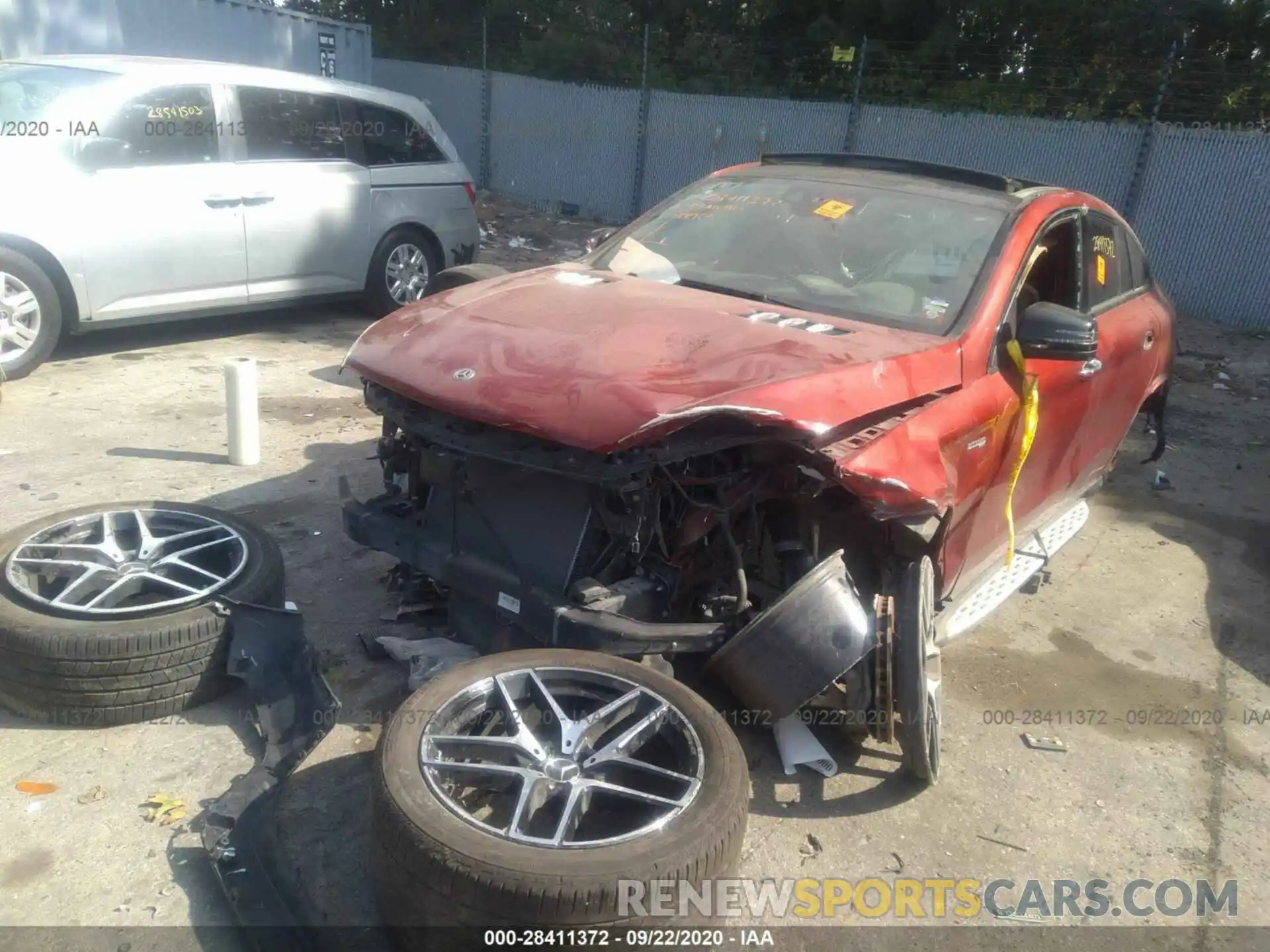 2 Photograph of a damaged car 4JGED6EB6KA152879 MERCEDES-BENZ GLE 2019