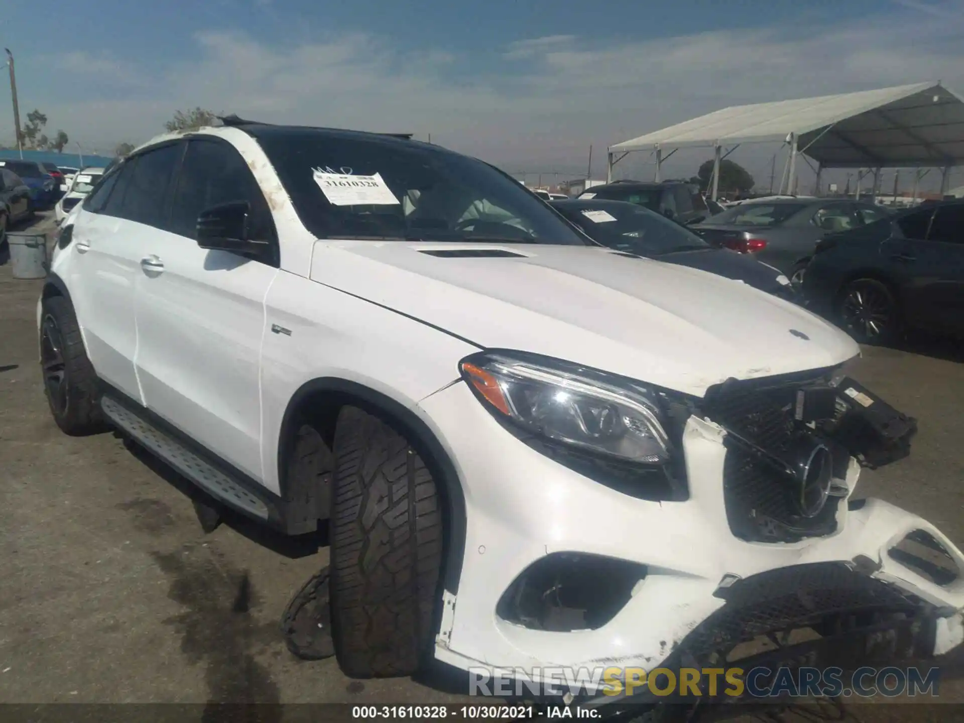 1 Photograph of a damaged car 4JGED6EB6KA156009 MERCEDES-BENZ GLE 2019