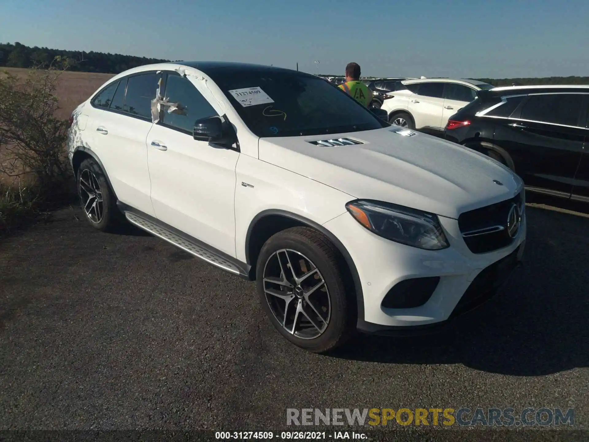 1 Photograph of a damaged car 4JGED6EB7KA135444 MERCEDES-BENZ GLE 2019