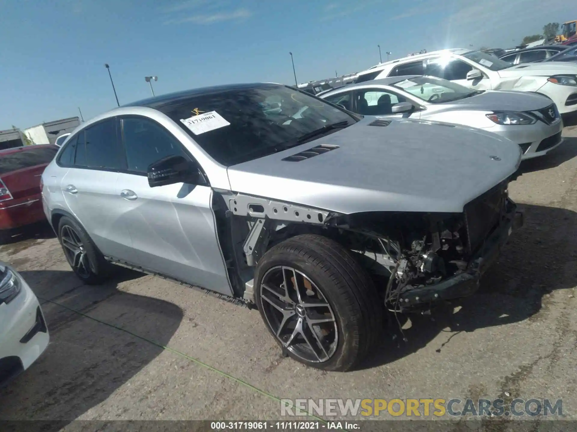 1 Photograph of a damaged car 4JGED6EB7KA137484 MERCEDES-BENZ GLE 2019