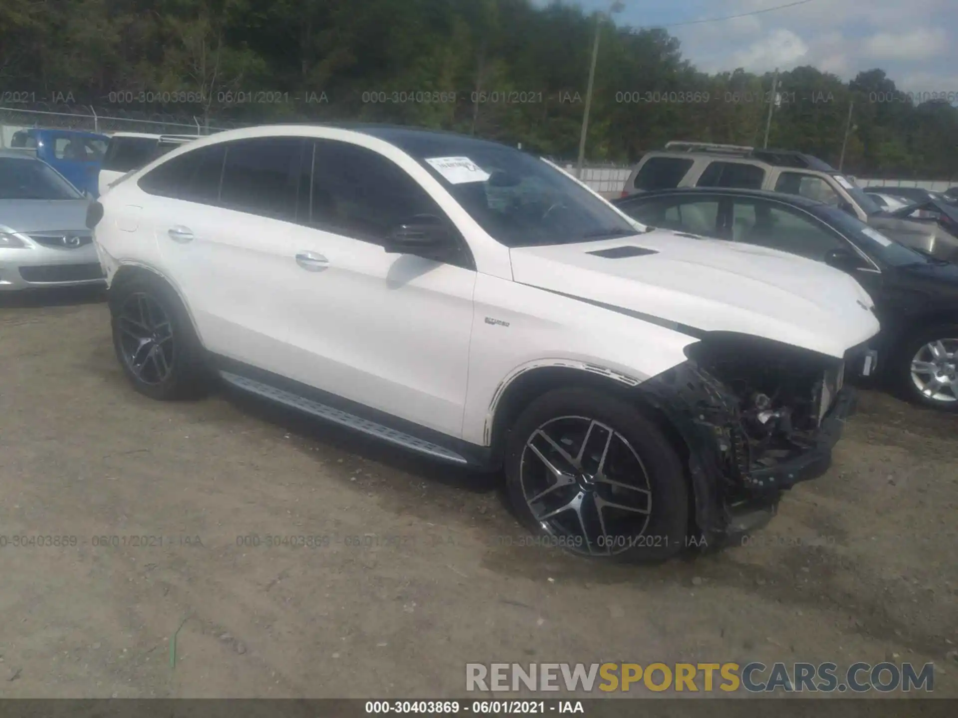 1 Photograph of a damaged car 4JGED6EB7KA139848 MERCEDES-BENZ GLE 2019