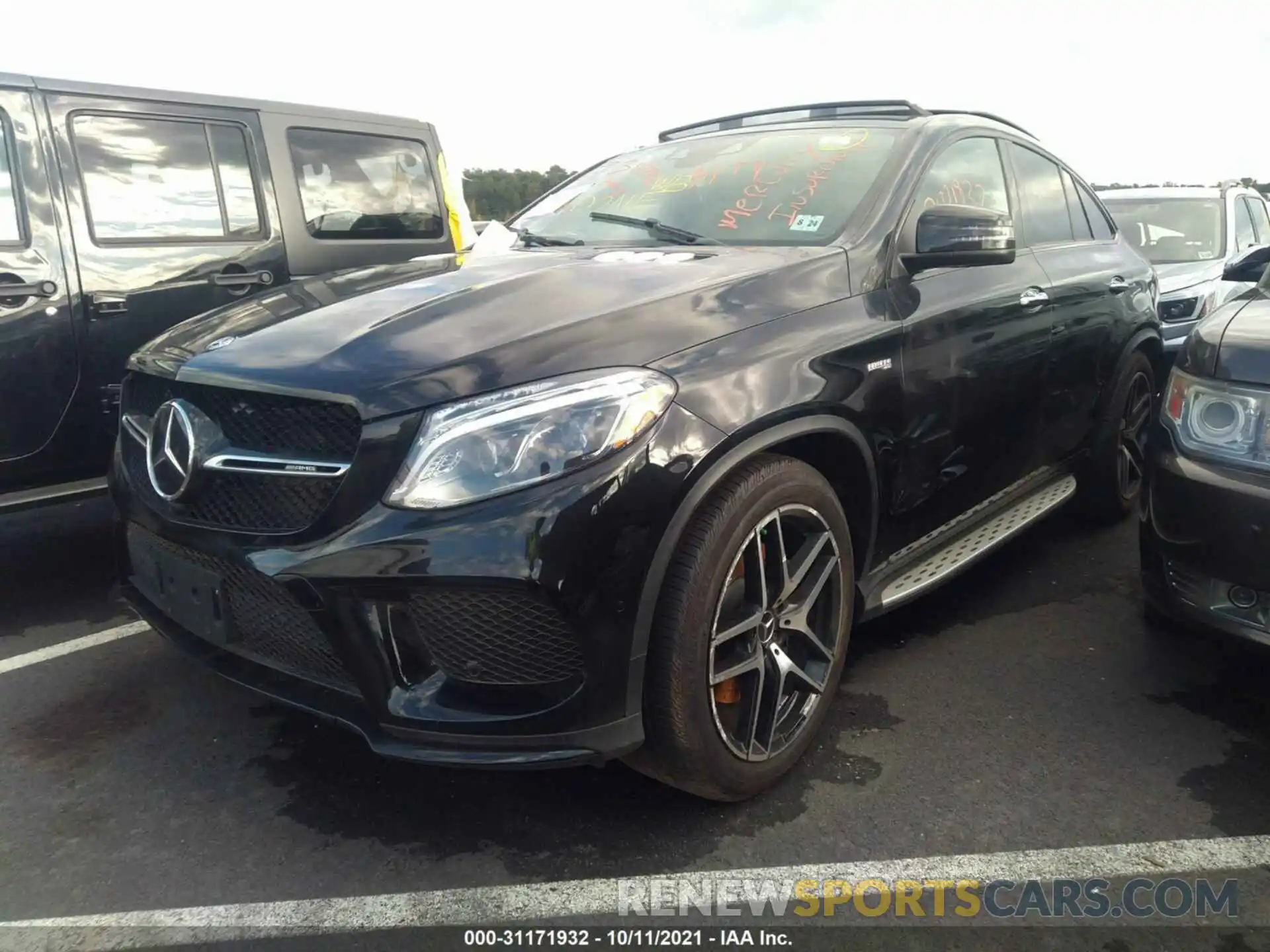 2 Photograph of a damaged car 4JGED6EB7KA151921 MERCEDES-BENZ GLE 2019