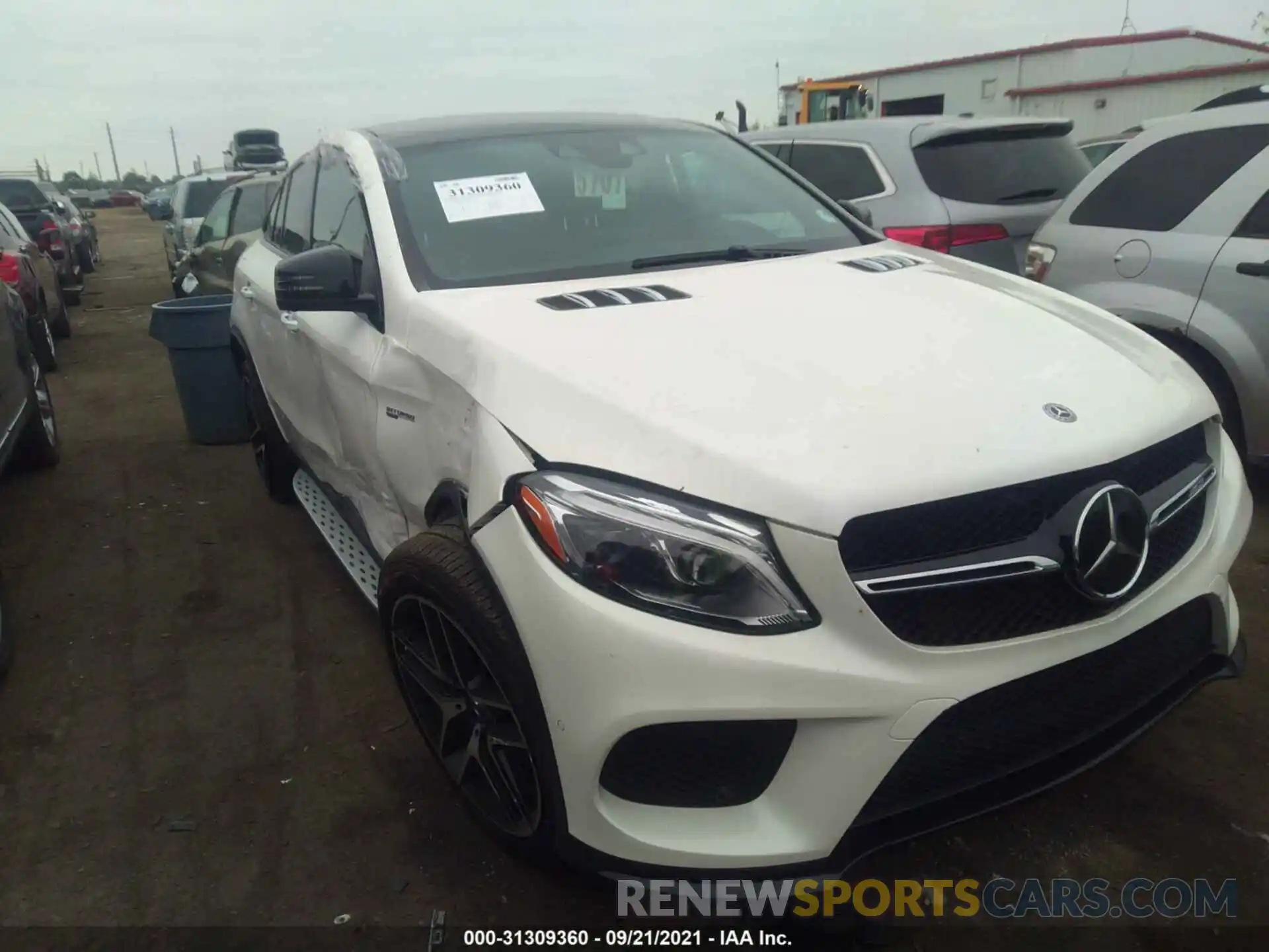 1 Photograph of a damaged car 4JGED6EB7KA153927 MERCEDES-BENZ GLE 2019