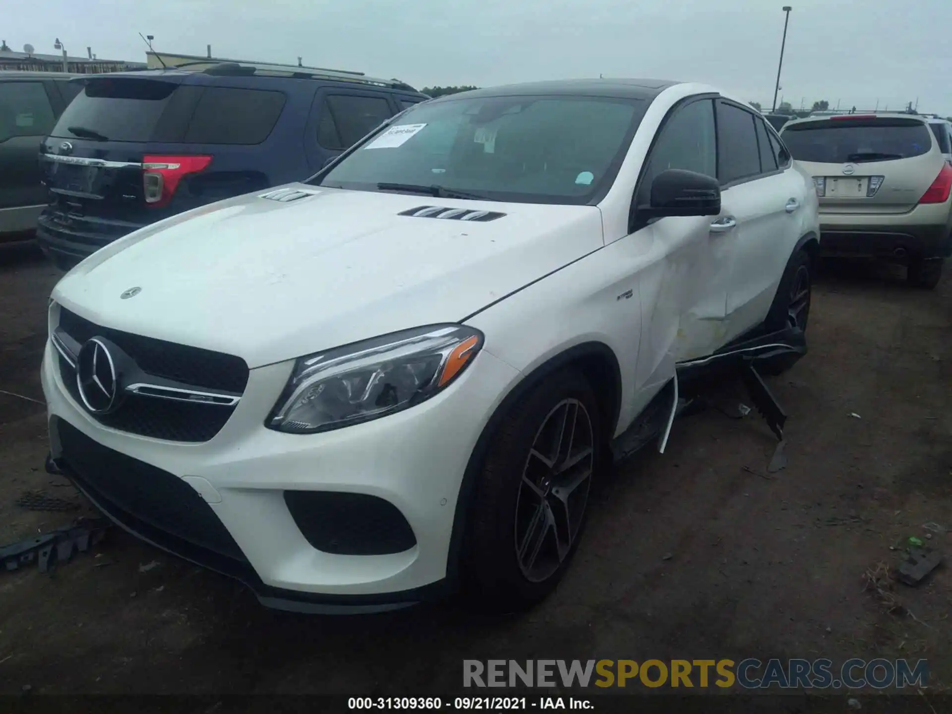 2 Photograph of a damaged car 4JGED6EB7KA153927 MERCEDES-BENZ GLE 2019