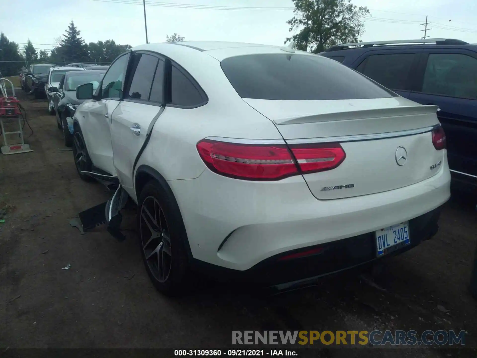 3 Фотография поврежденного автомобиля 4JGED6EB7KA153927 MERCEDES-BENZ GLE 2019