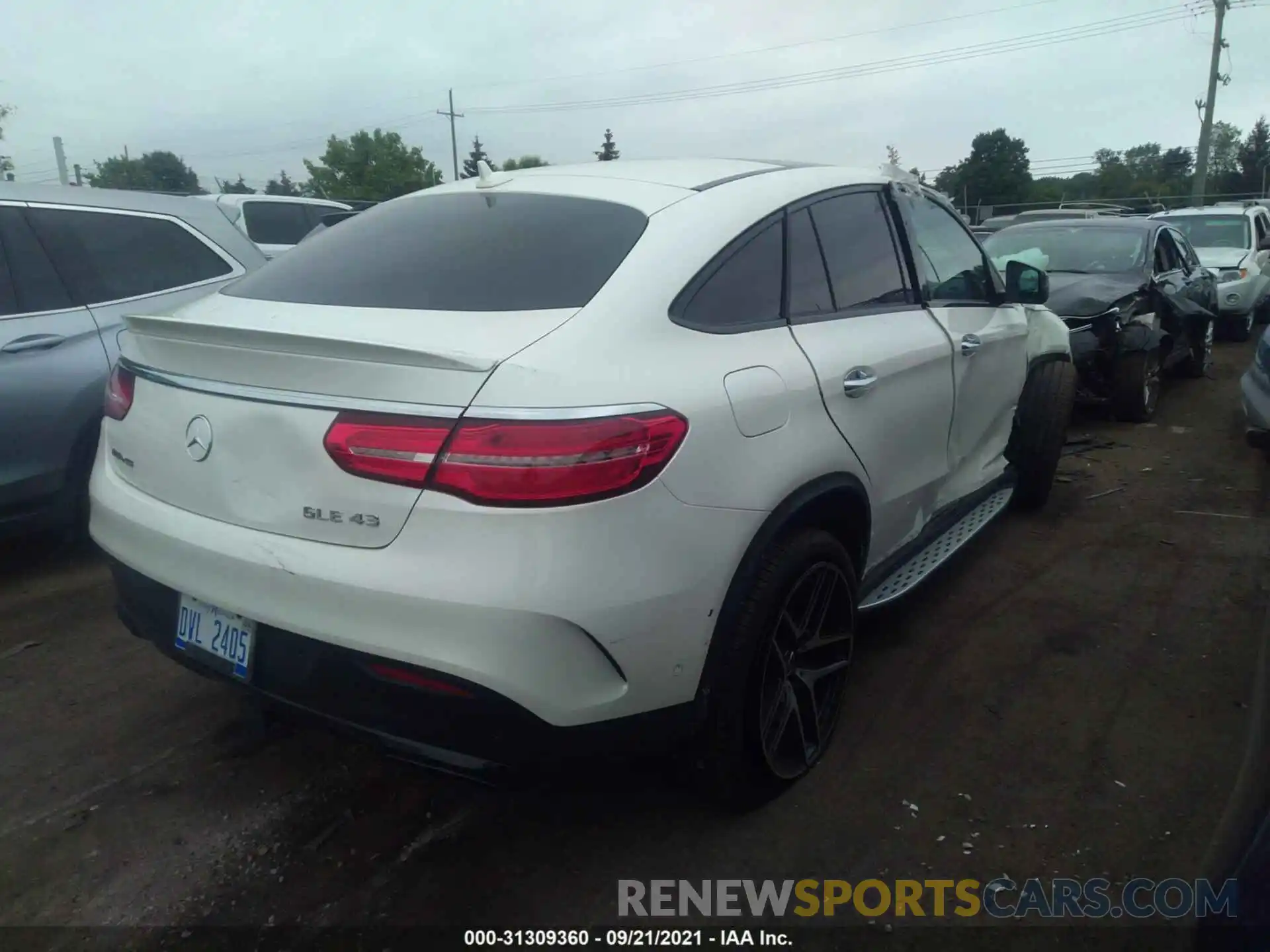 4 Photograph of a damaged car 4JGED6EB7KA153927 MERCEDES-BENZ GLE 2019