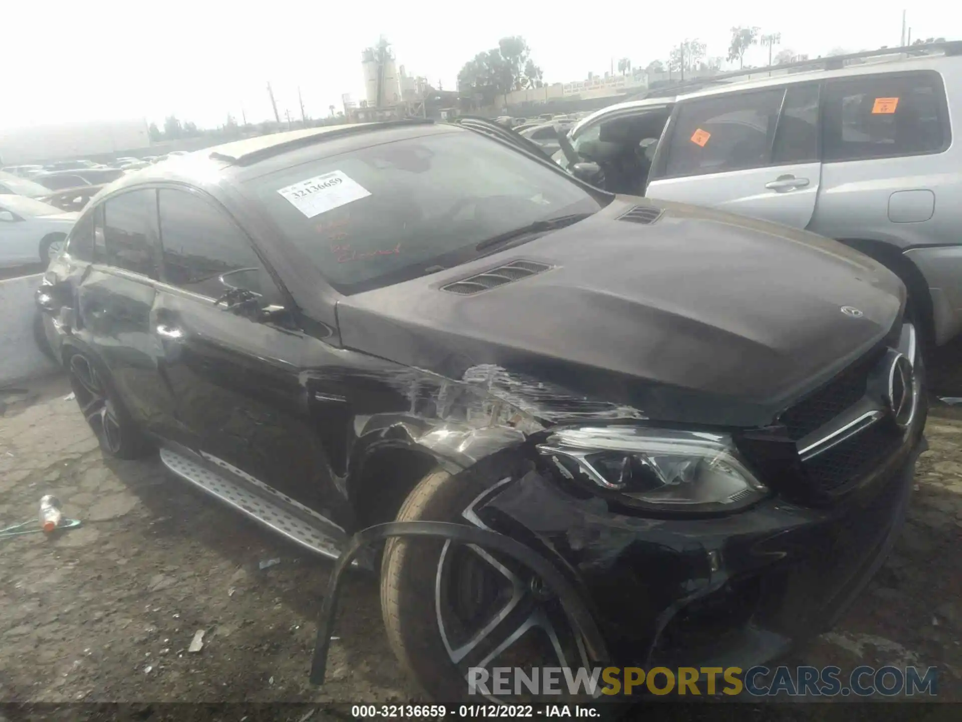 1 Photograph of a damaged car 4JGED6EB7KA155953 MERCEDES-BENZ GLE 2019