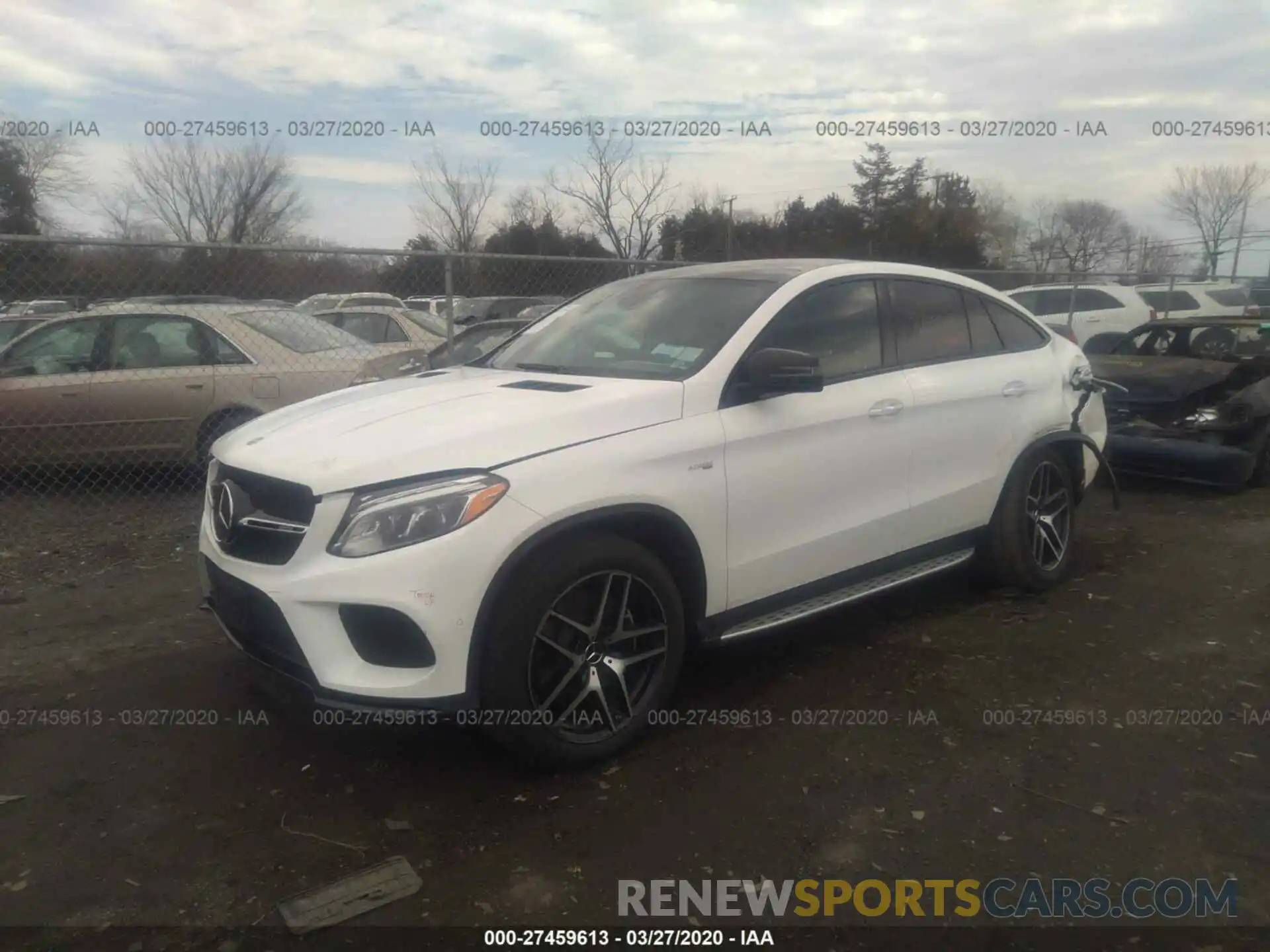 2 Photograph of a damaged car 4JGED6EB8KA140653 MERCEDES-BENZ GLE 2019