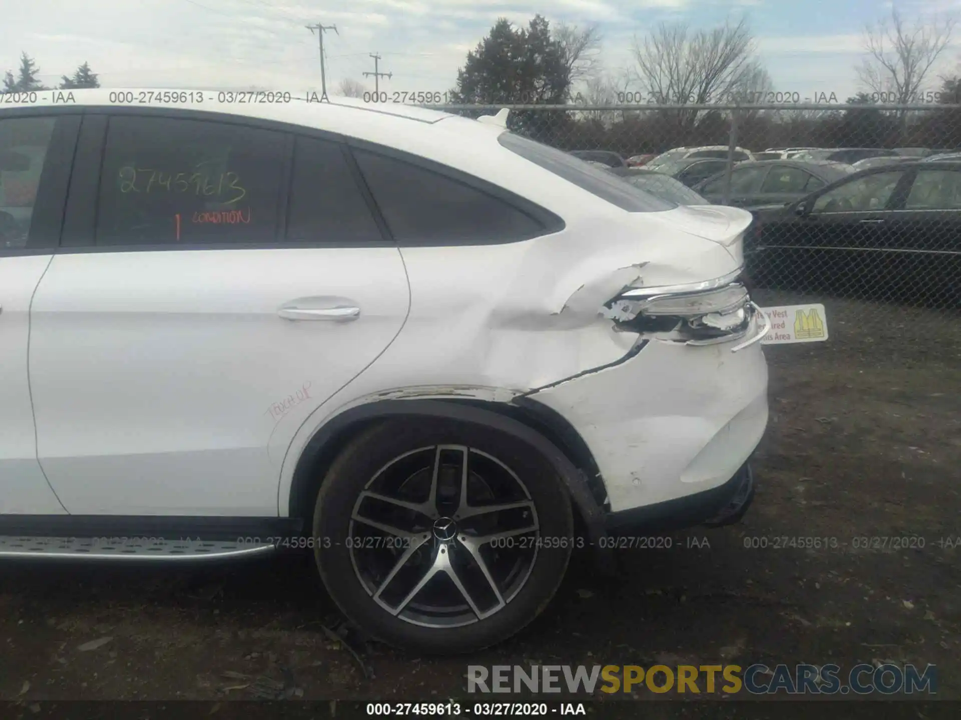 6 Photograph of a damaged car 4JGED6EB8KA140653 MERCEDES-BENZ GLE 2019