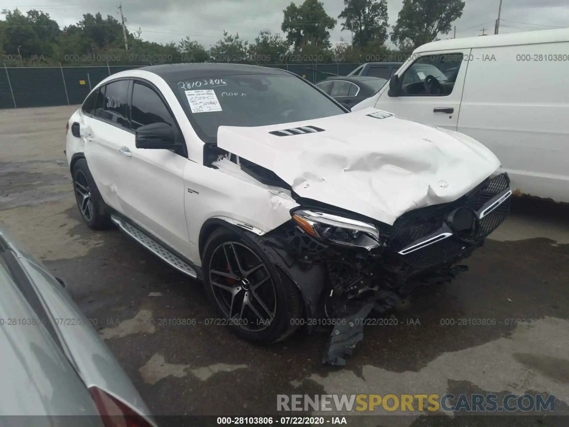 1 Photograph of a damaged car 4JGED6EB8KA153774 MERCEDES-BENZ GLE 2019