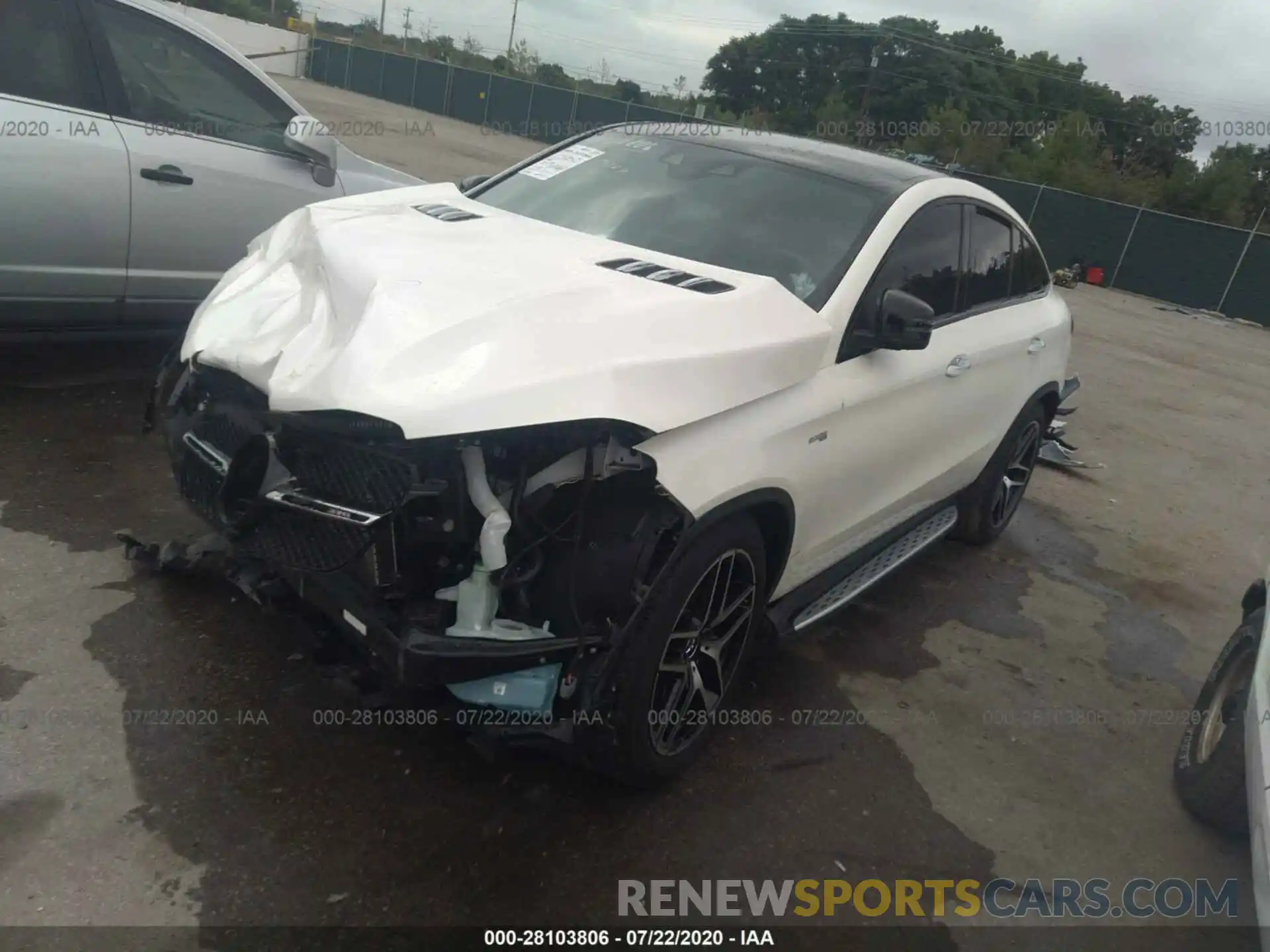 2 Photograph of a damaged car 4JGED6EB8KA153774 MERCEDES-BENZ GLE 2019