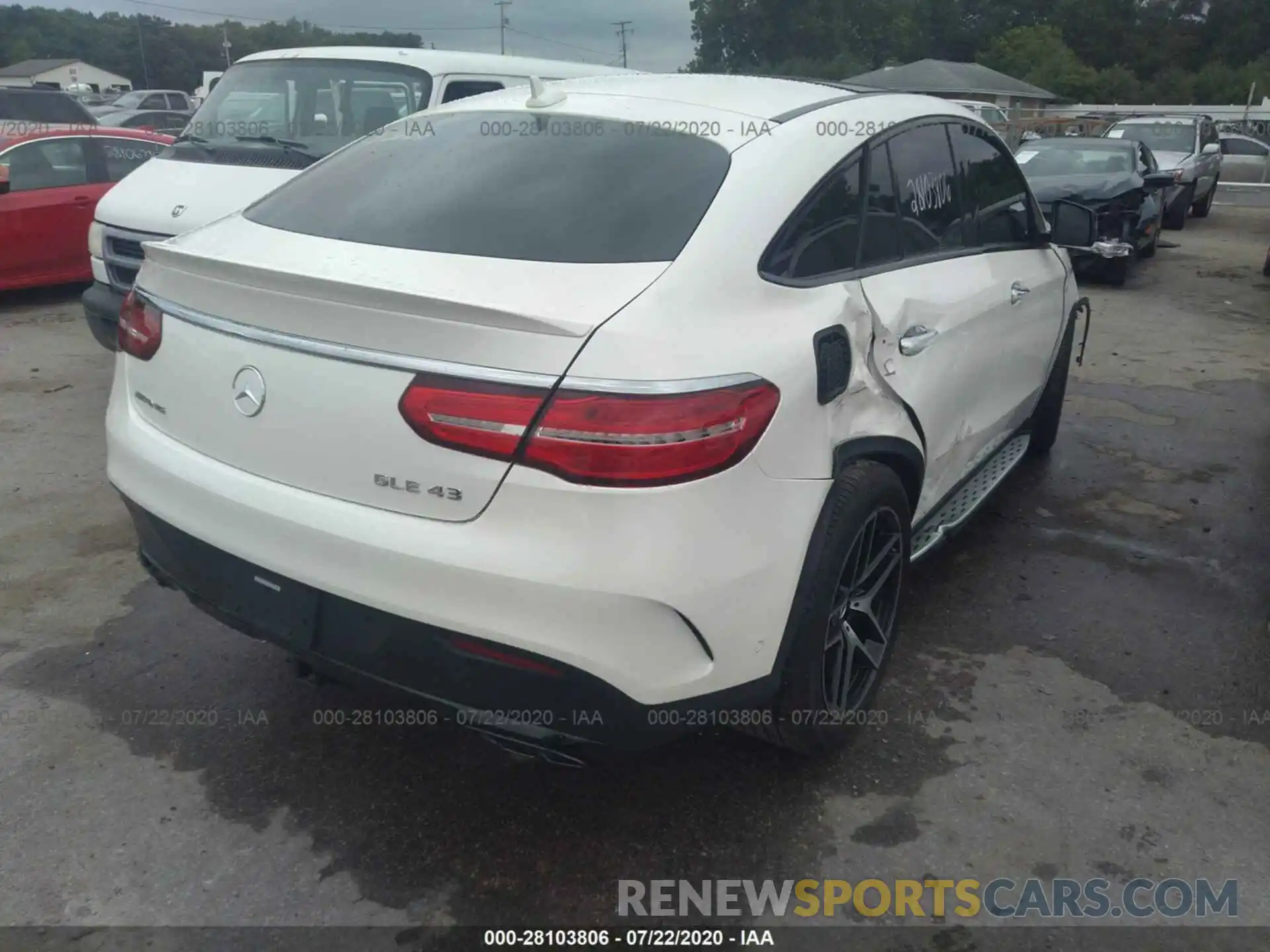 4 Photograph of a damaged car 4JGED6EB8KA153774 MERCEDES-BENZ GLE 2019