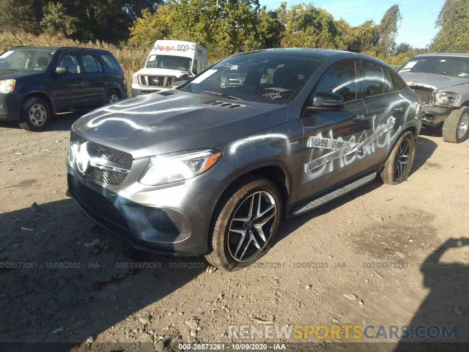 2 Photograph of a damaged car 4JGED6EB9KA141911 MERCEDES-BENZ GLE 2019