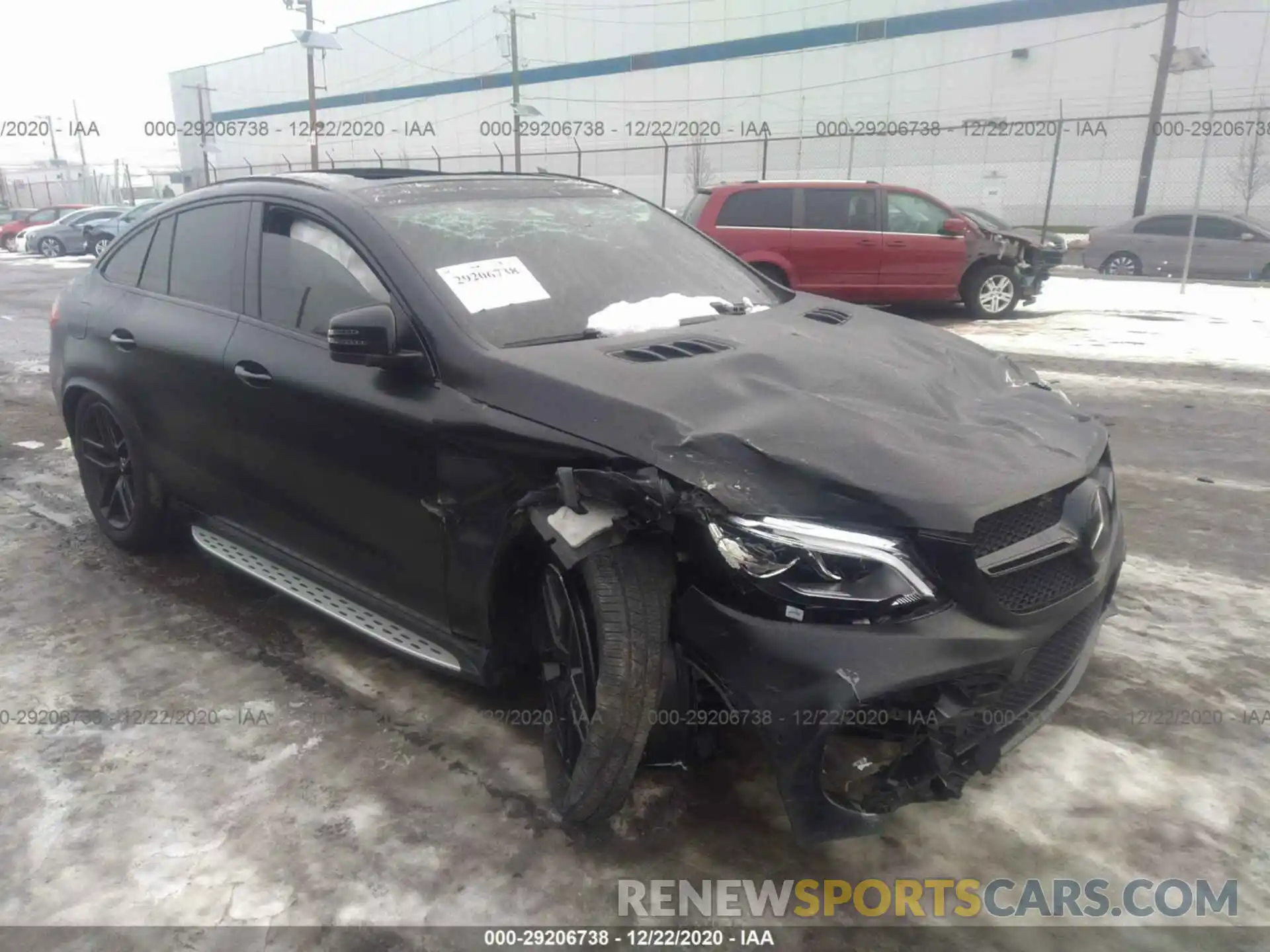 1 Photograph of a damaged car 4JGED6EBXKA139570 MERCEDES-BENZ GLE 2019