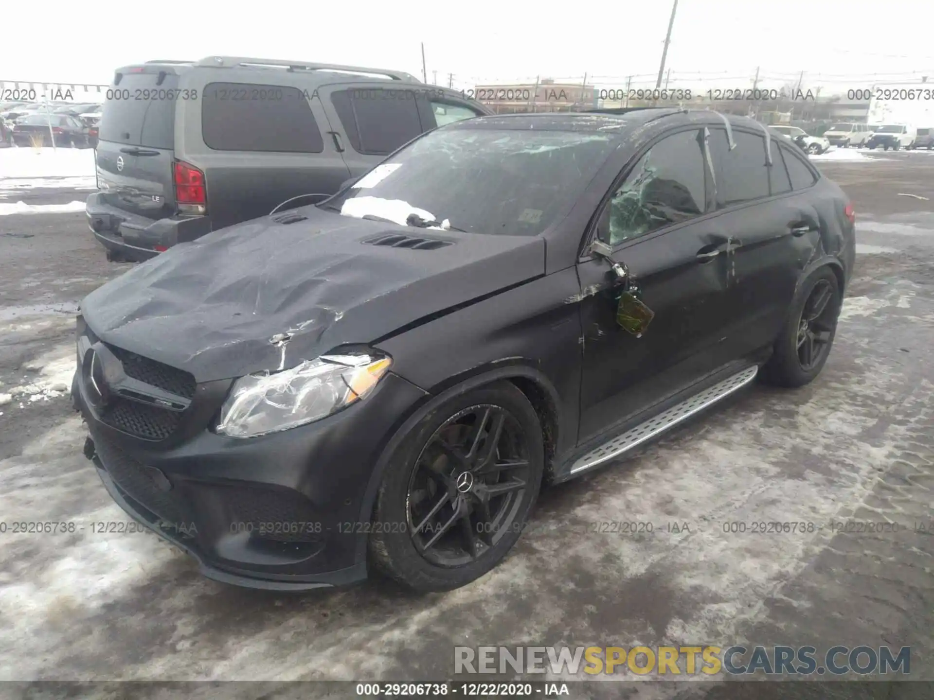 2 Photograph of a damaged car 4JGED6EBXKA139570 MERCEDES-BENZ GLE 2019