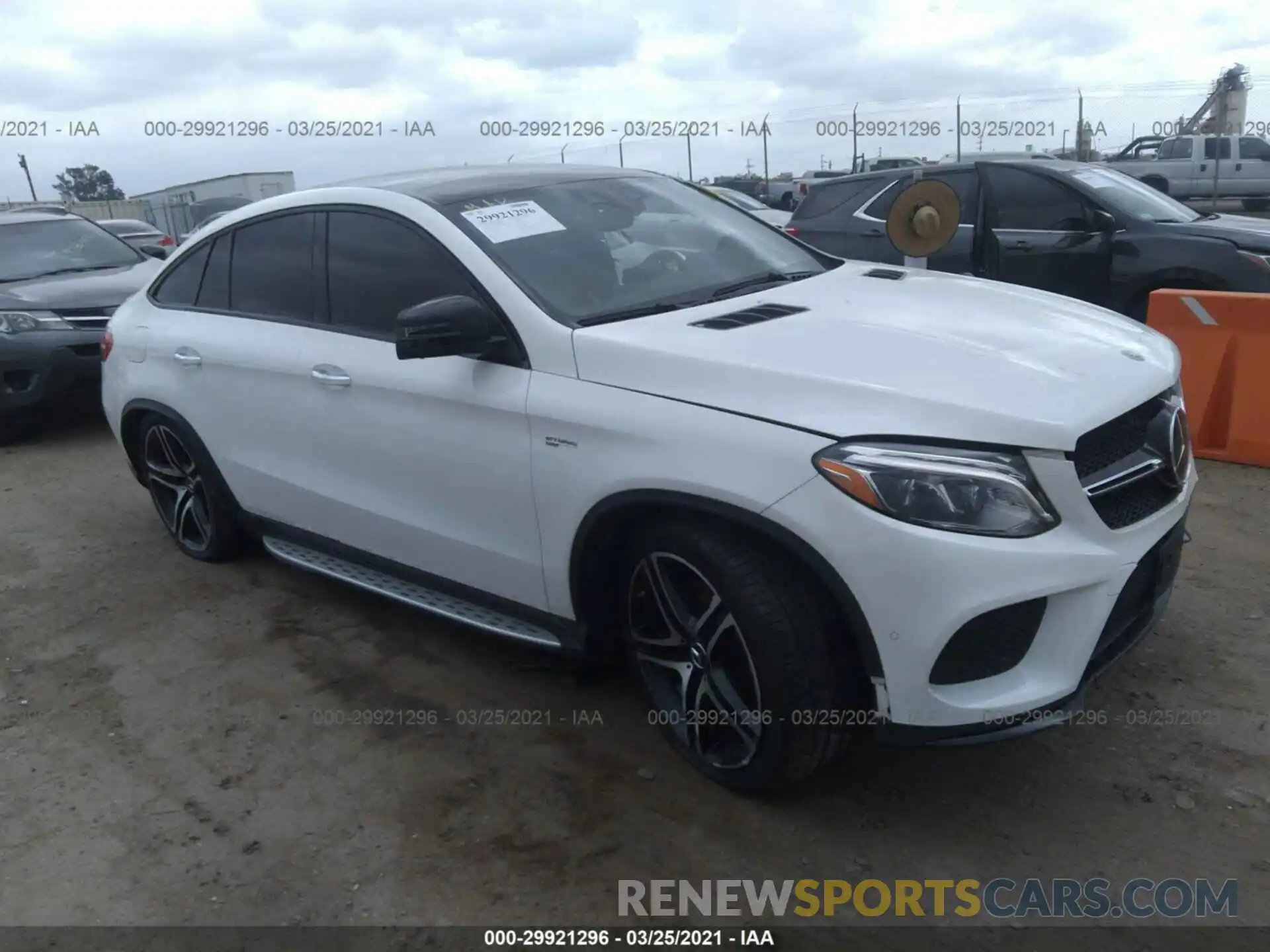 1 Photograph of a damaged car 4JGED6EBXKA141206 MERCEDES-BENZ GLE 2019