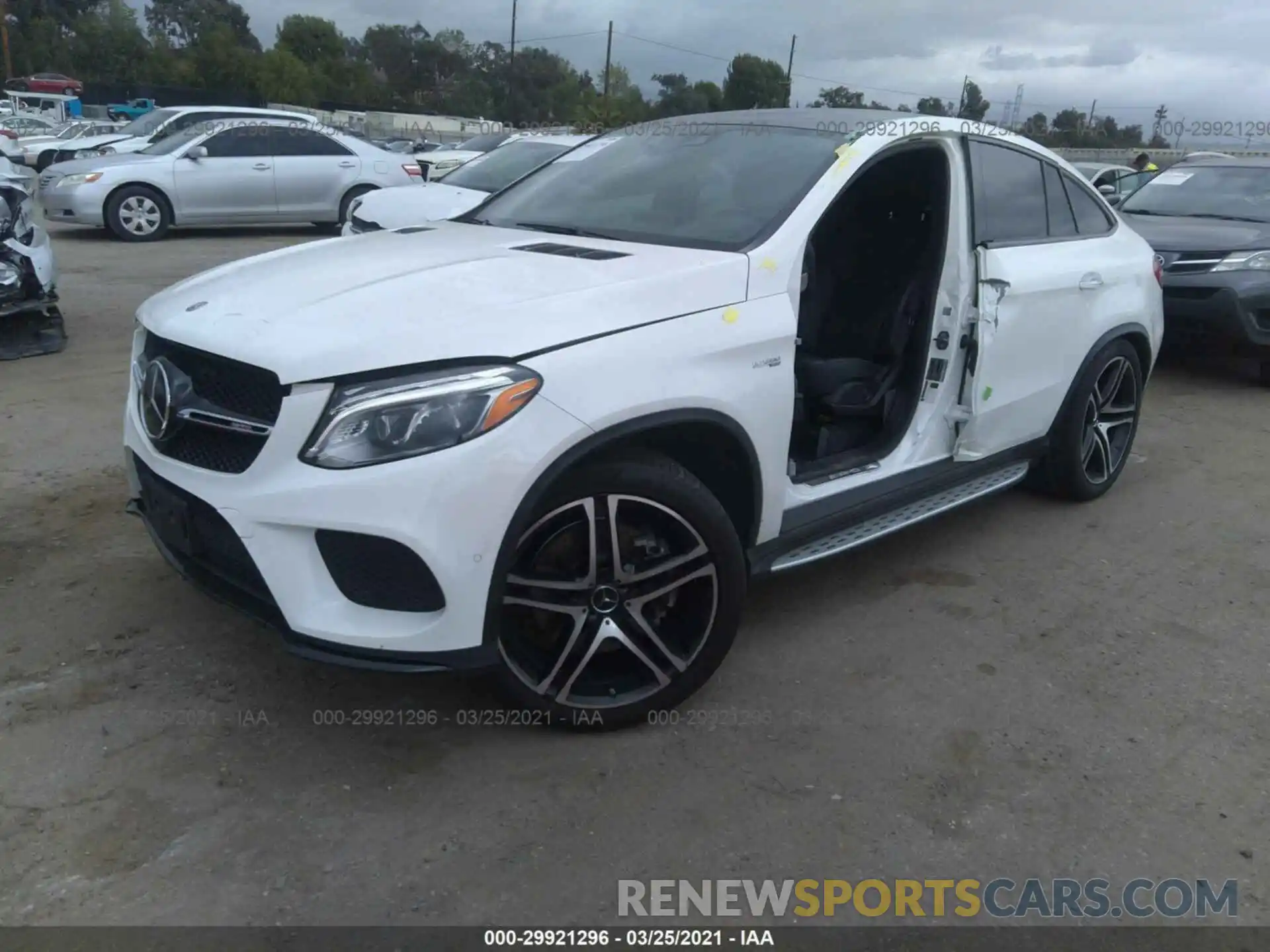 2 Photograph of a damaged car 4JGED6EBXKA141206 MERCEDES-BENZ GLE 2019