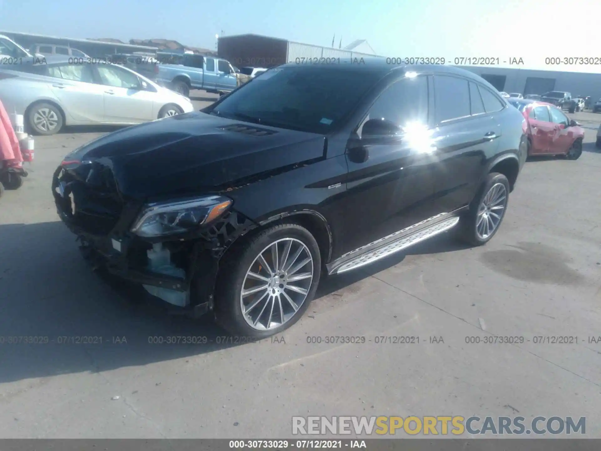 2 Photograph of a damaged car 4JGED6EBXKA151489 MERCEDES-BENZ GLE 2019