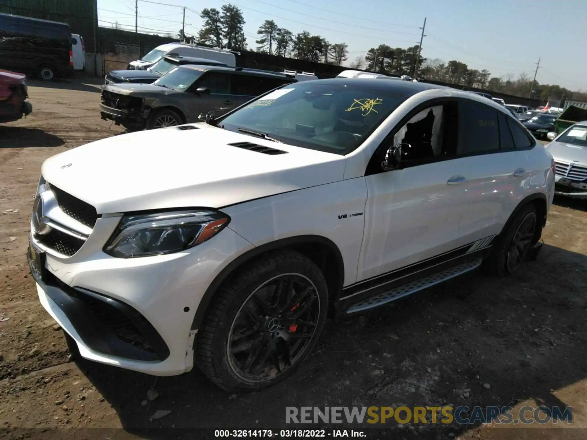 2 Photograph of a damaged car 4JGED7FB0KA134673 MERCEDES-BENZ GLE 2019