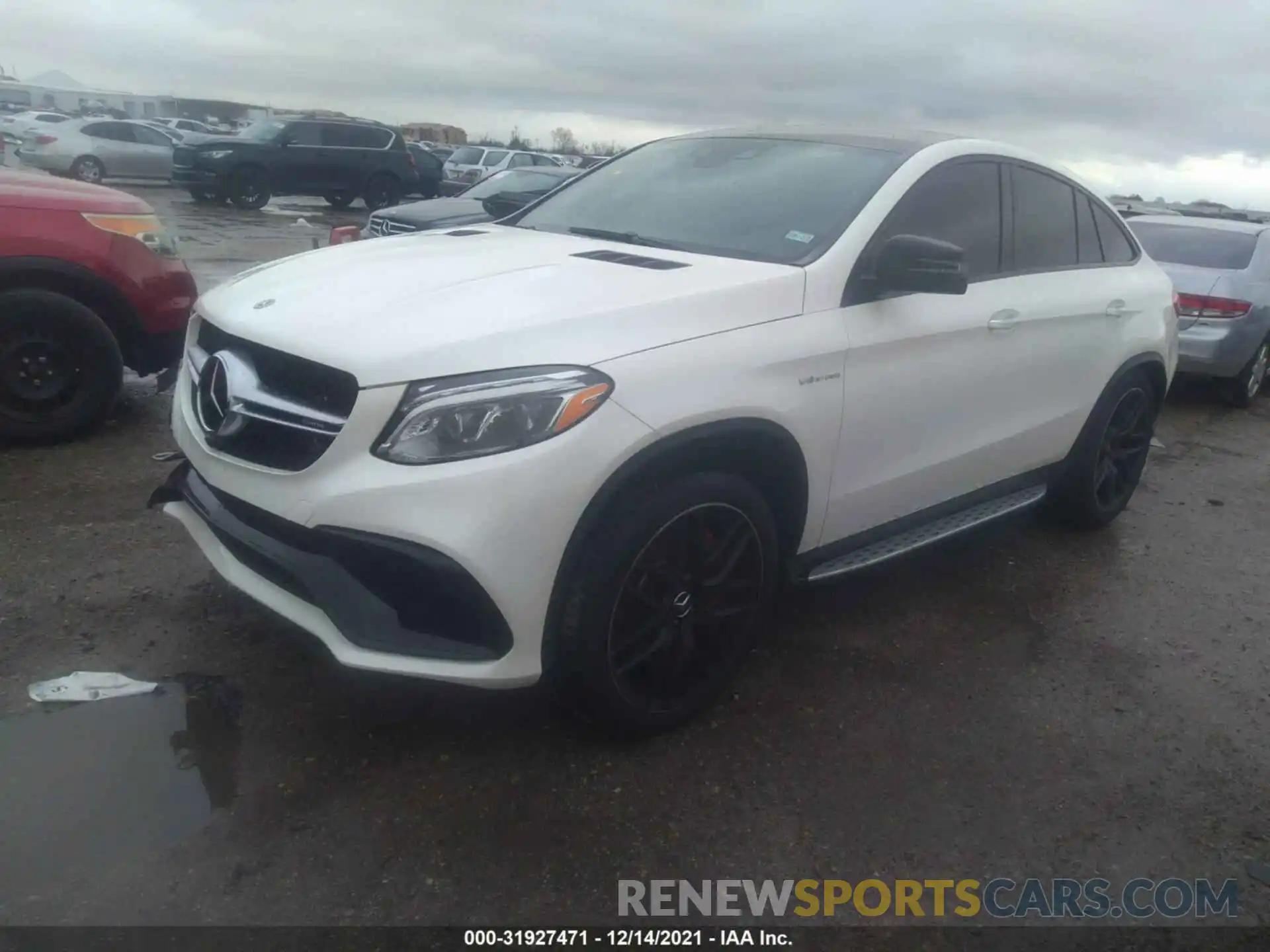 2 Photograph of a damaged car 4JGED7FBXKA155448 MERCEDES-BENZ GLE 2019