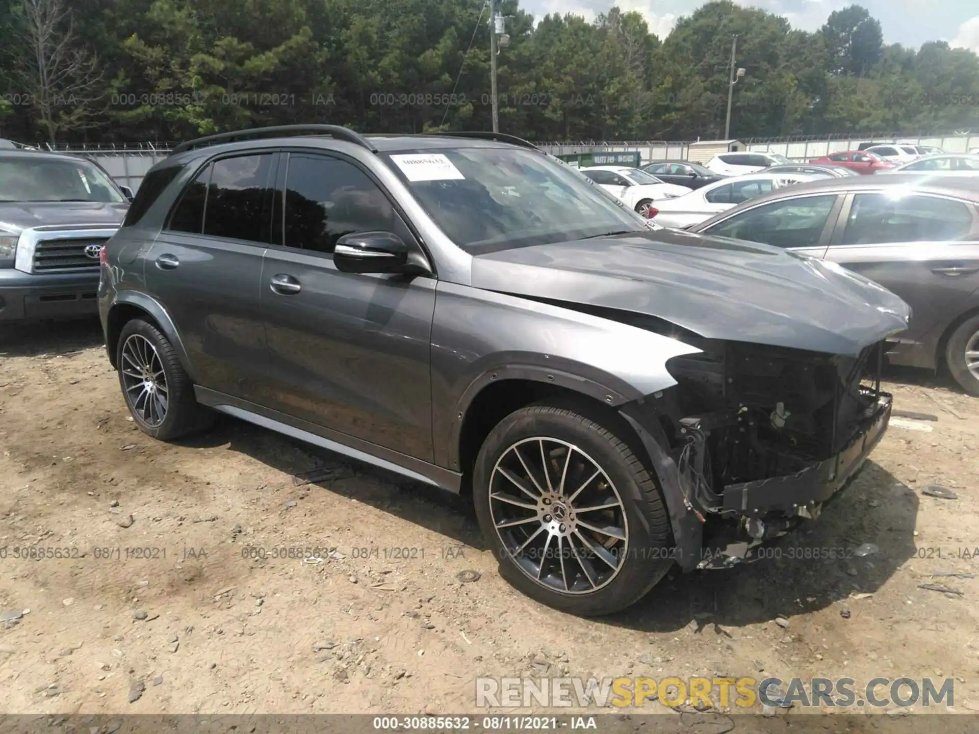 1 Photograph of a damaged car 4JGFB4JB0LA156111 MERCEDES-BENZ GLE 2020