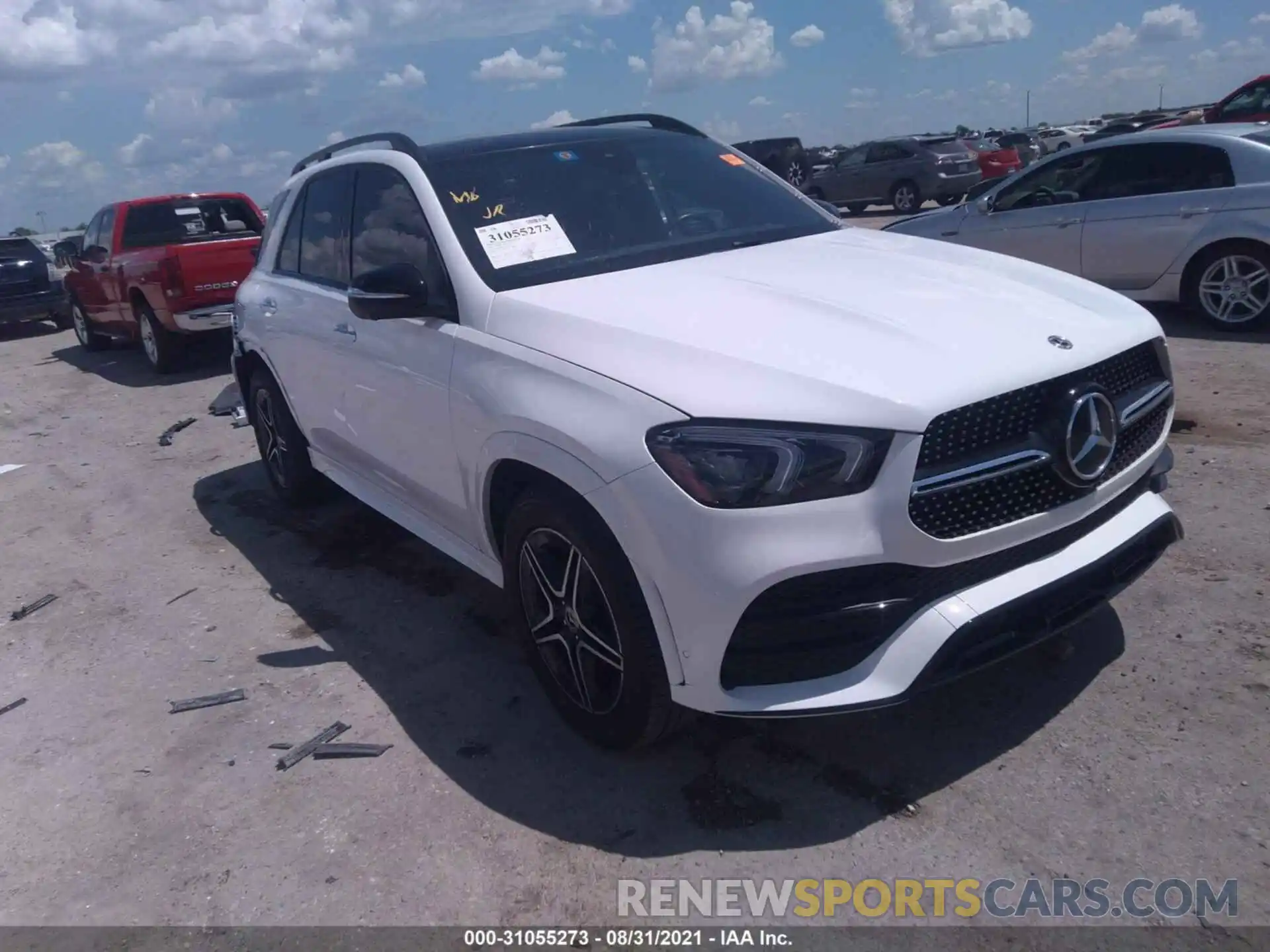 1 Photograph of a damaged car 4JGFB4JB0LA202696 MERCEDES-BENZ GLE 2020