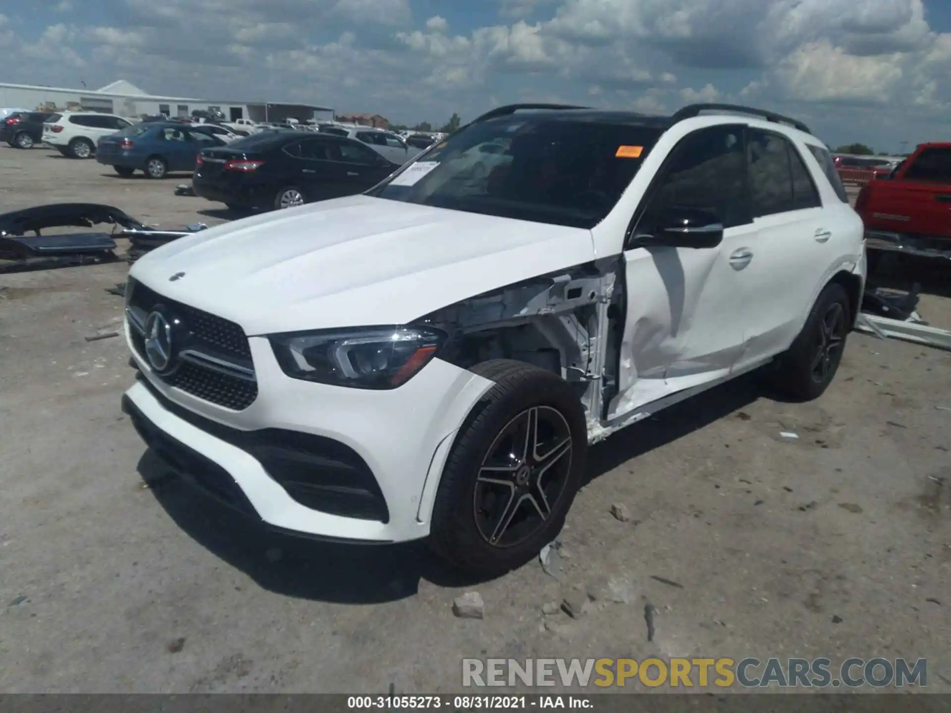 2 Фотография поврежденного автомобиля 4JGFB4JB0LA202696 MERCEDES-BENZ GLE 2020