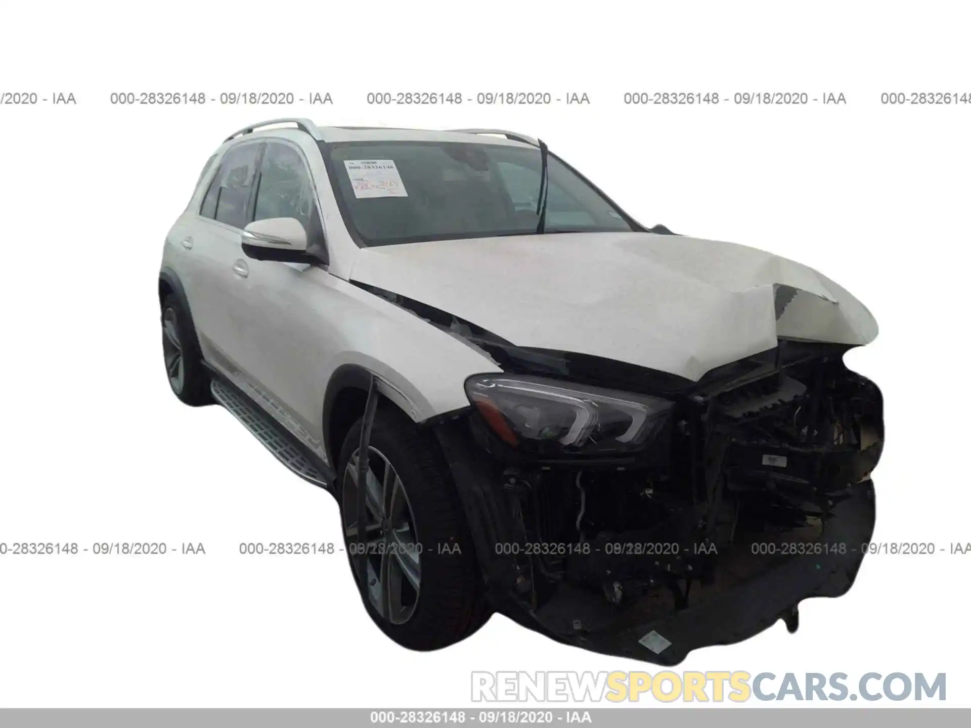 1 Photograph of a damaged car 4JGFB4JB1LA111338 MERCEDES-BENZ GLE 2020