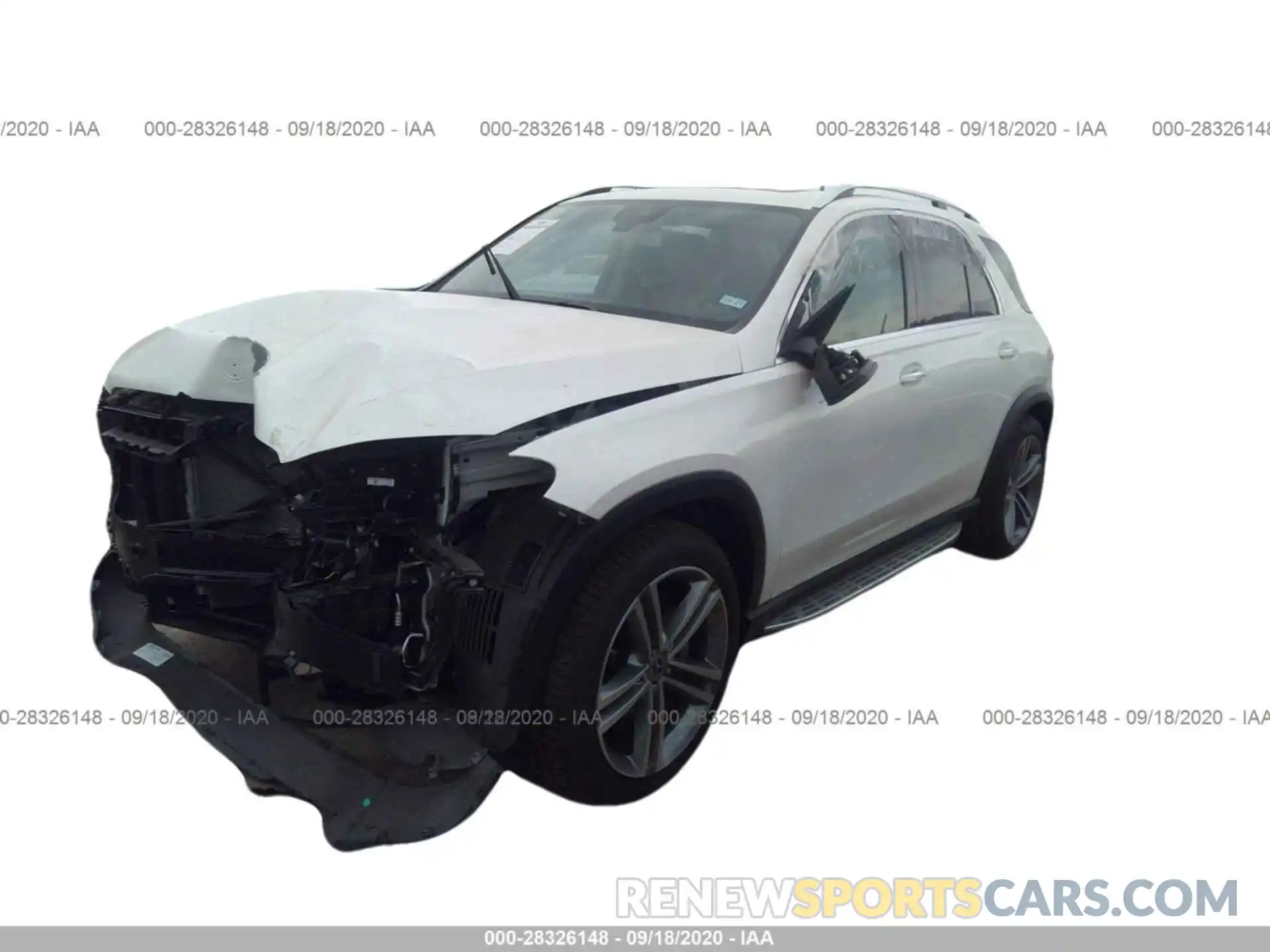 2 Photograph of a damaged car 4JGFB4JB1LA111338 MERCEDES-BENZ GLE 2020